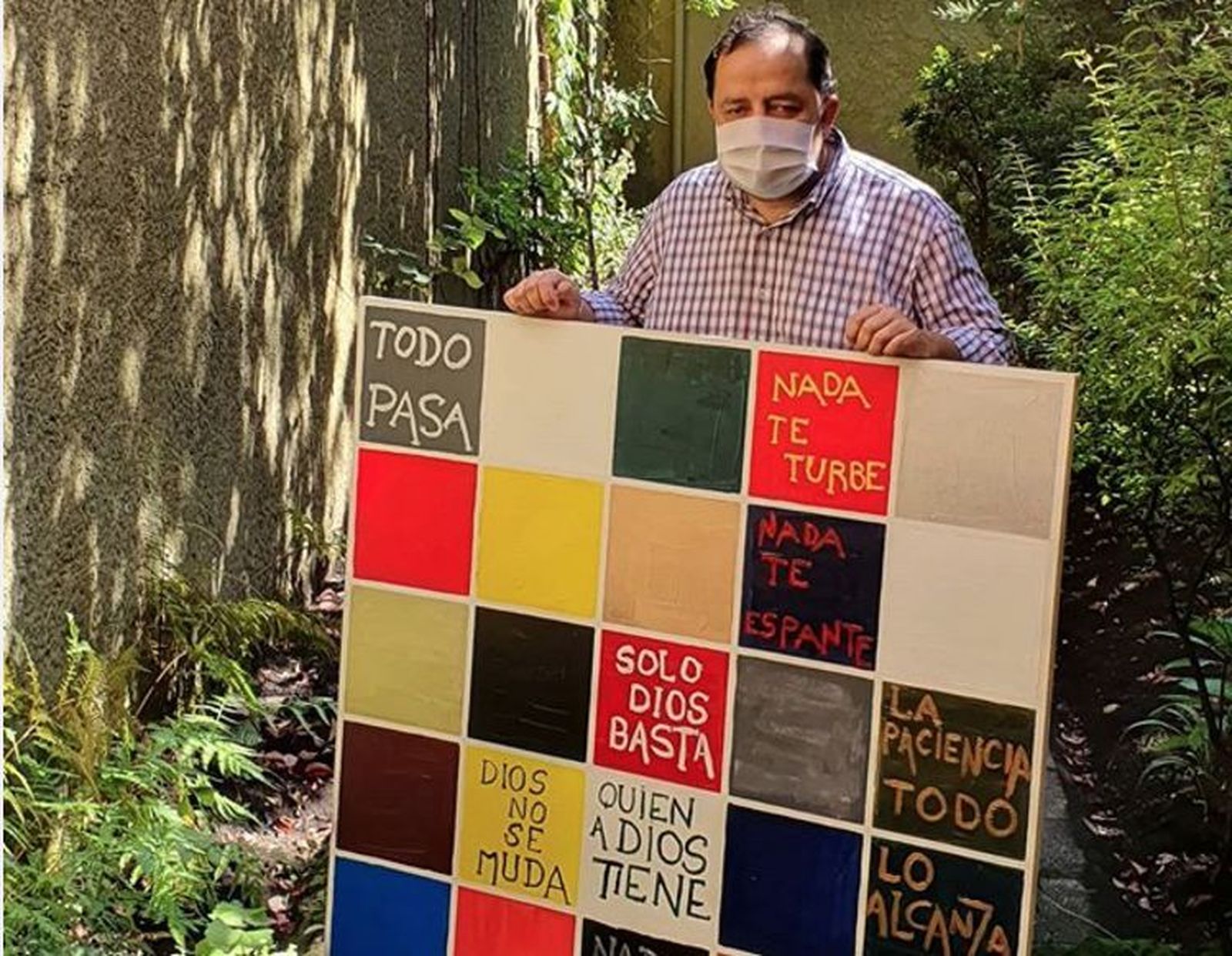 "Nada te turbe". Cuadro de Chomali para ayudar a los vulnerables con su recaudación