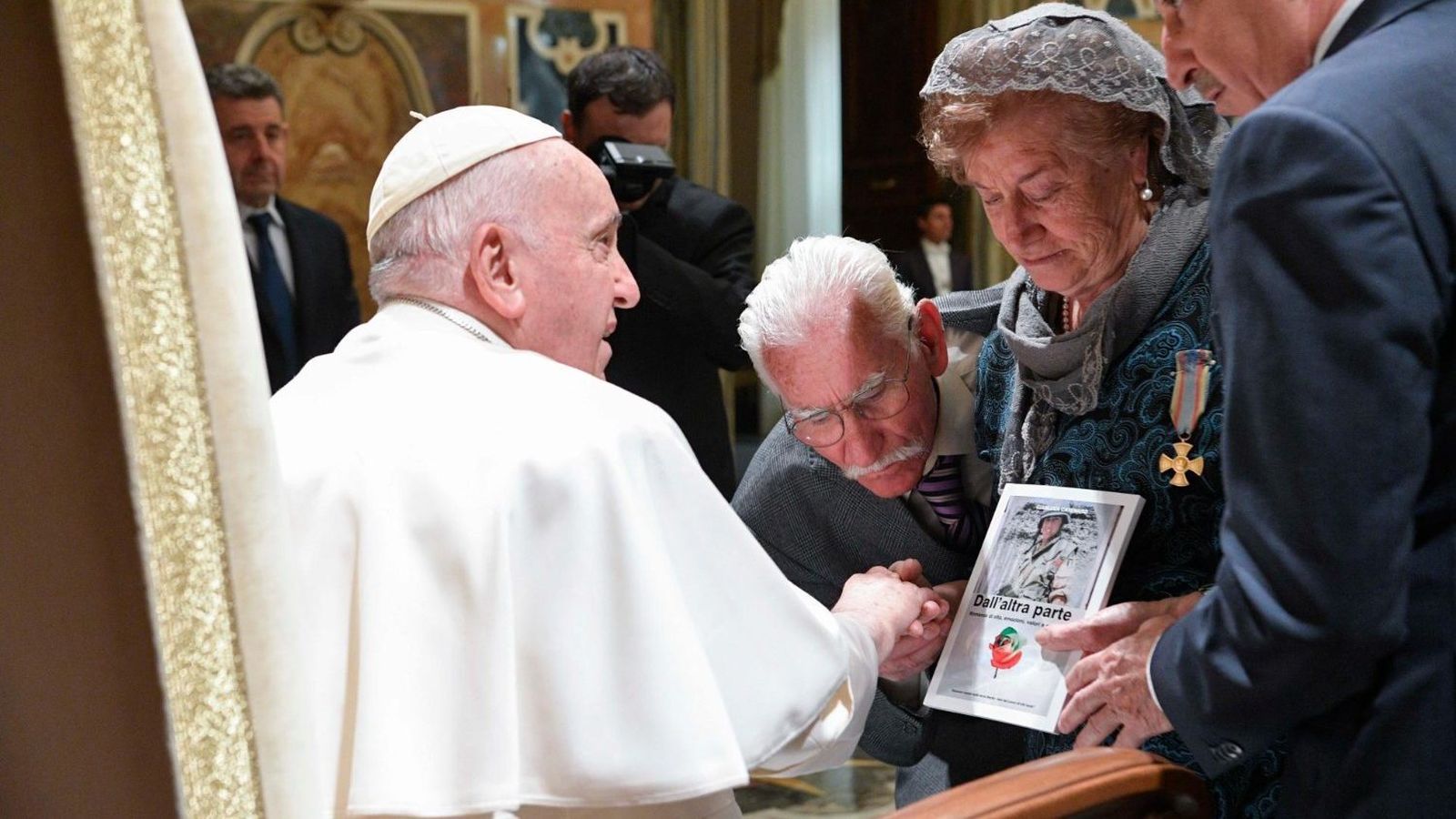 El Papa, con la asociación de mutilados y discapacitados de Italia