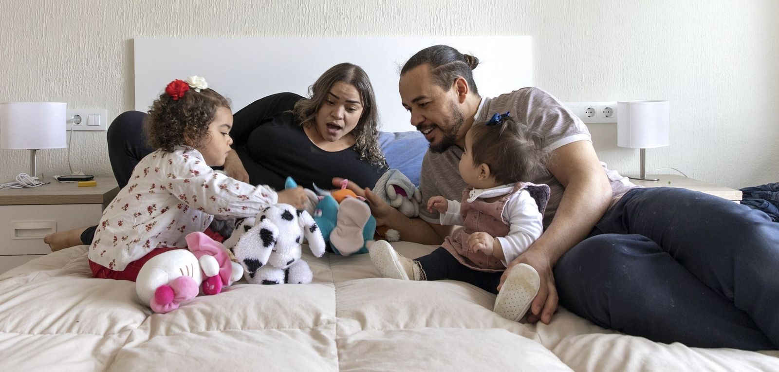 Plan de acogida a familias de Cáritas y la Fundación Amancio Ortega