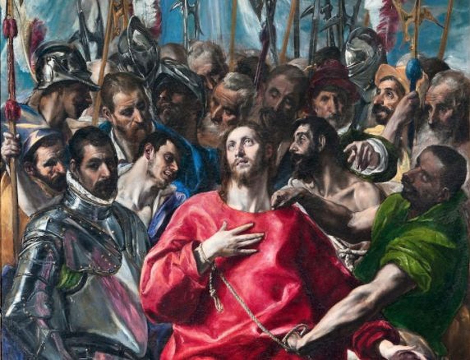 Detalle de "El expolio", de El Greco