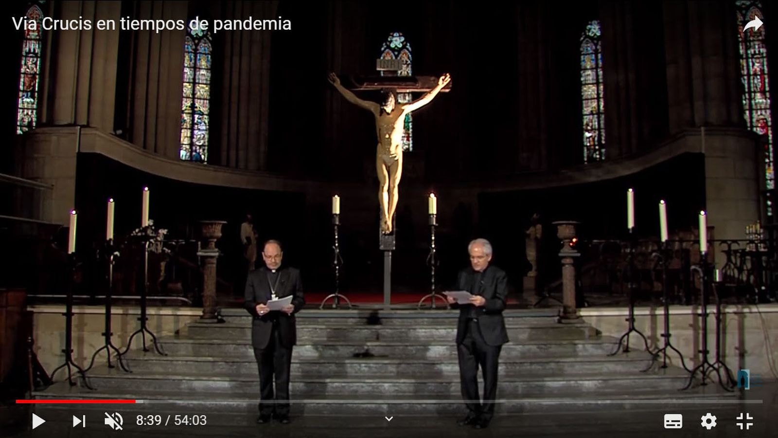 Via Crucis de la Diócesis de Vitoria.