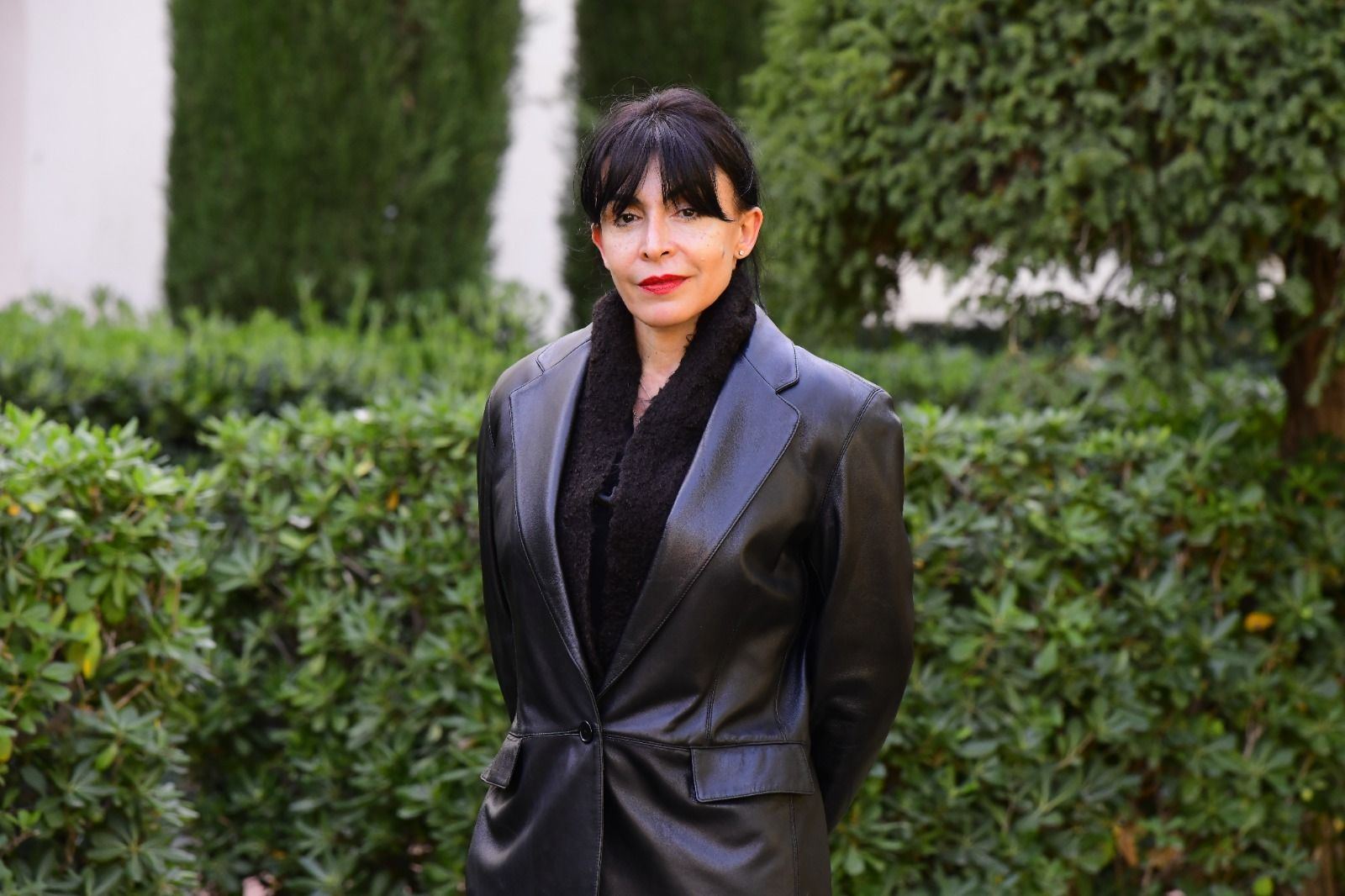 Emilce Cuda durante su visita a la casa de Espiritualidad San Felip Neri. | José L. Gómez Galarzo