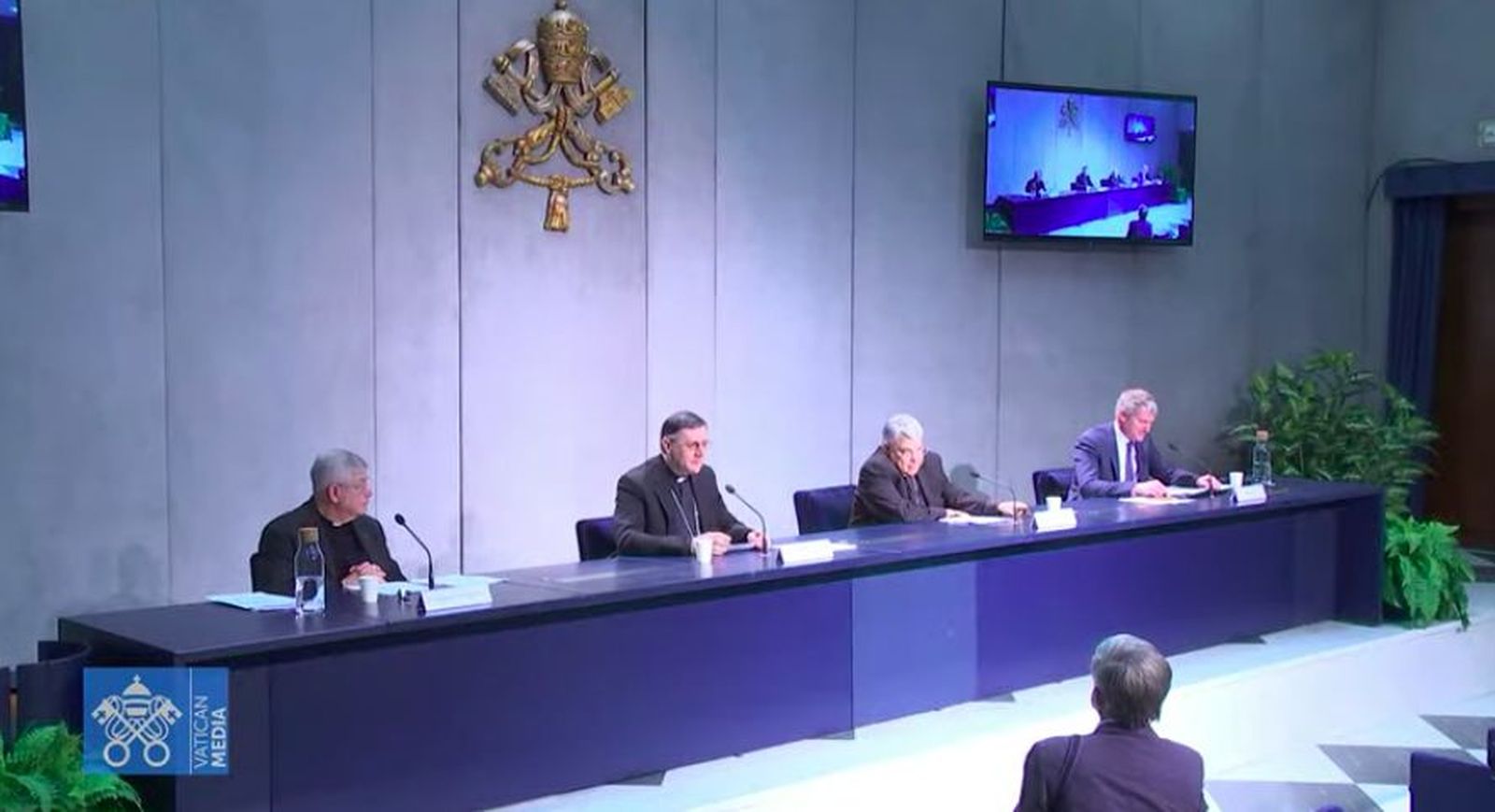 Un momento de la rueda de prensa