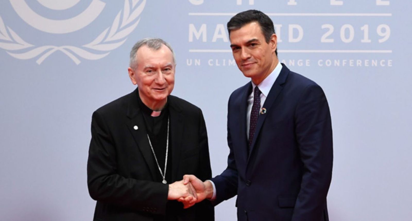Parolin y Sánchez en el Cop25
