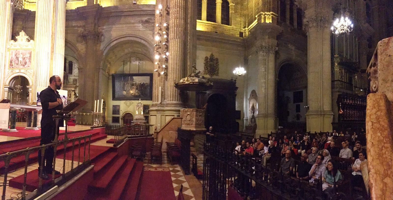 Toño Casado, durante su pregón