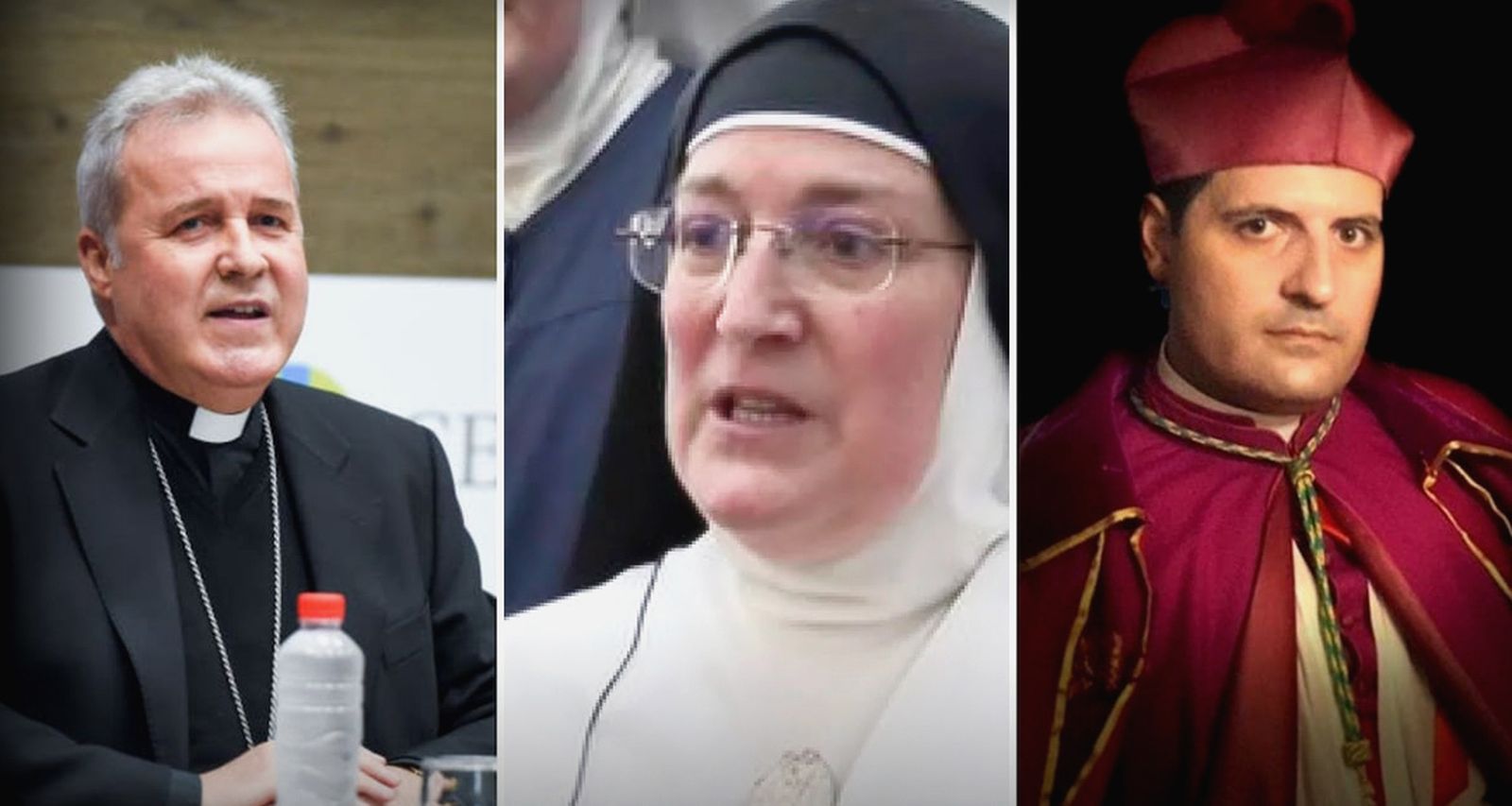 Iceta, sor Isabel y Pablo de Rojas