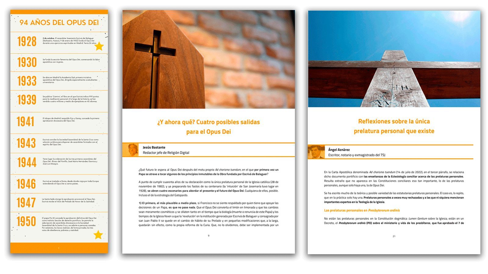 Algunas páginas interiores de este Informe RD