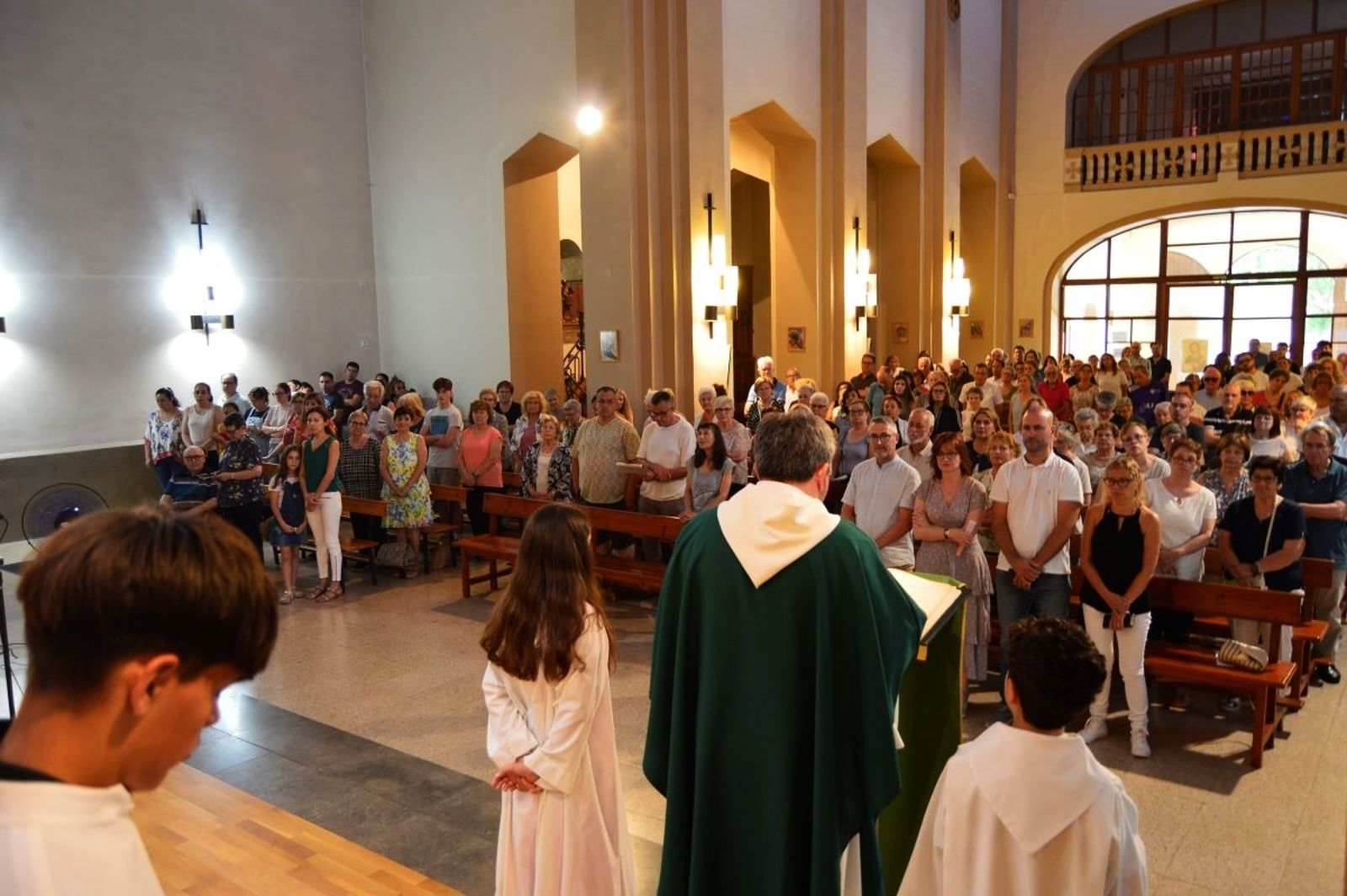 Palau, en su despedida antes de ser ordenado obispo de Lleida