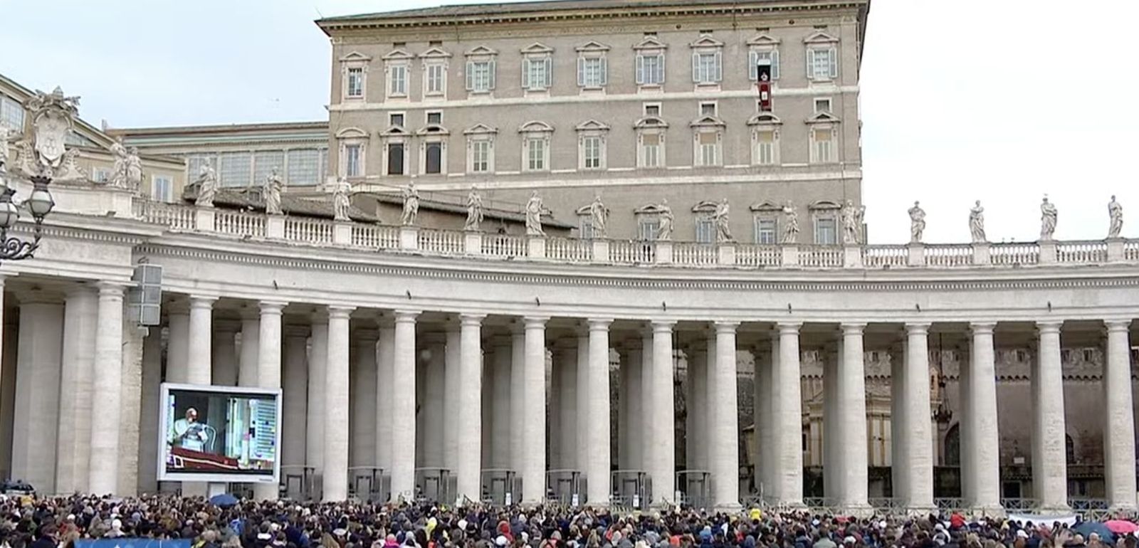 Francisco, desde el Palacio Apostólico