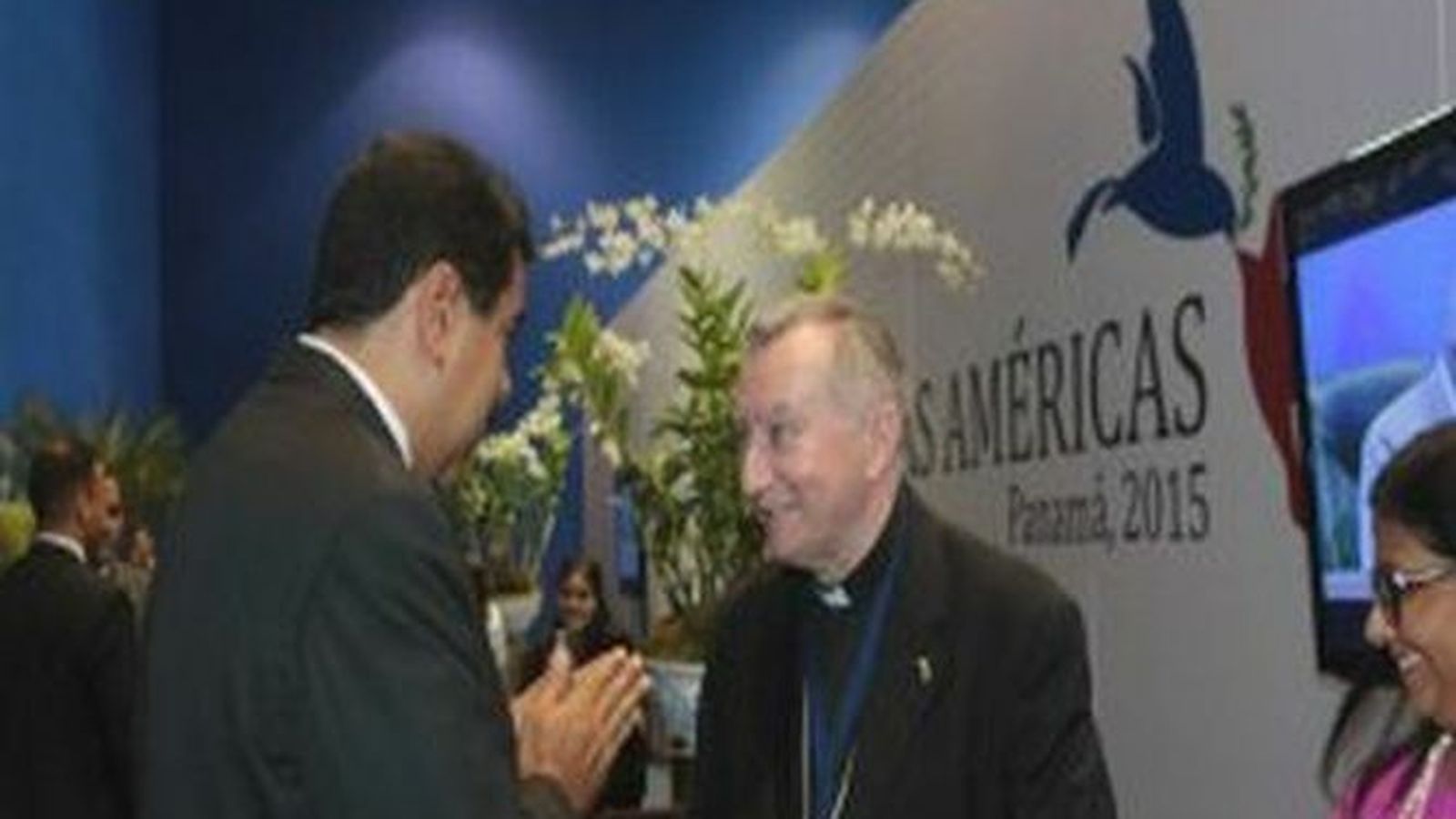 Parolin, con Maduro