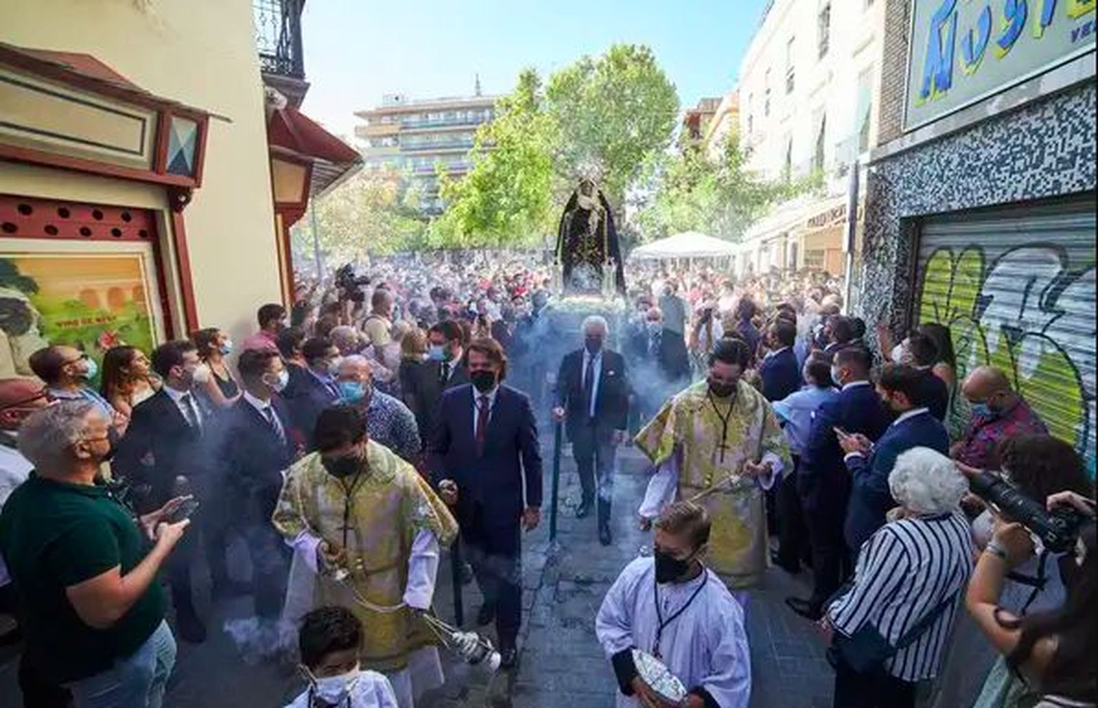 Procesión de la Divina Pastora en Sevilla