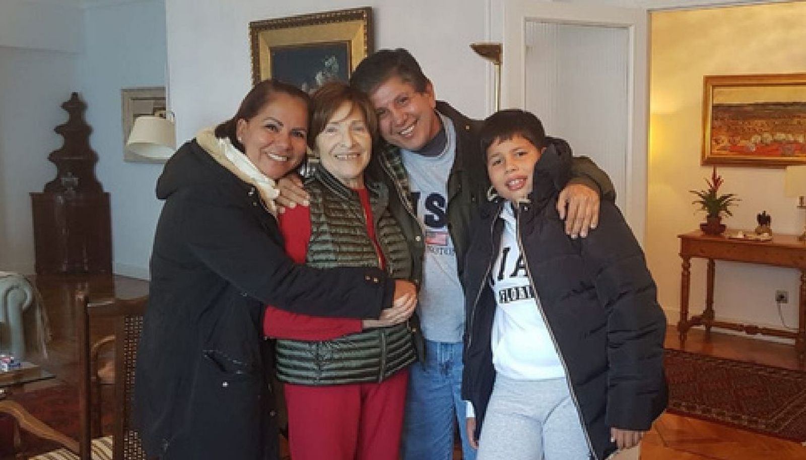 María Jesús Casar y el arquitecto Alfredo Soliz