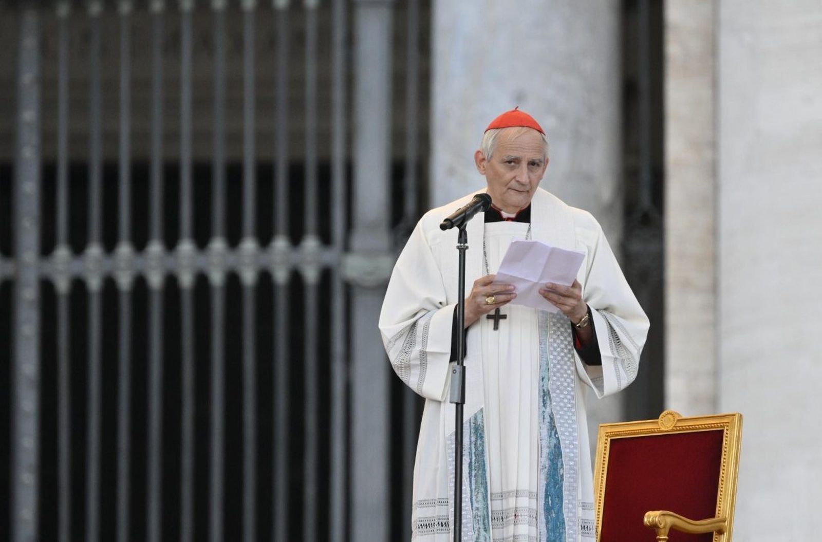 Zuppi, durante su homilía