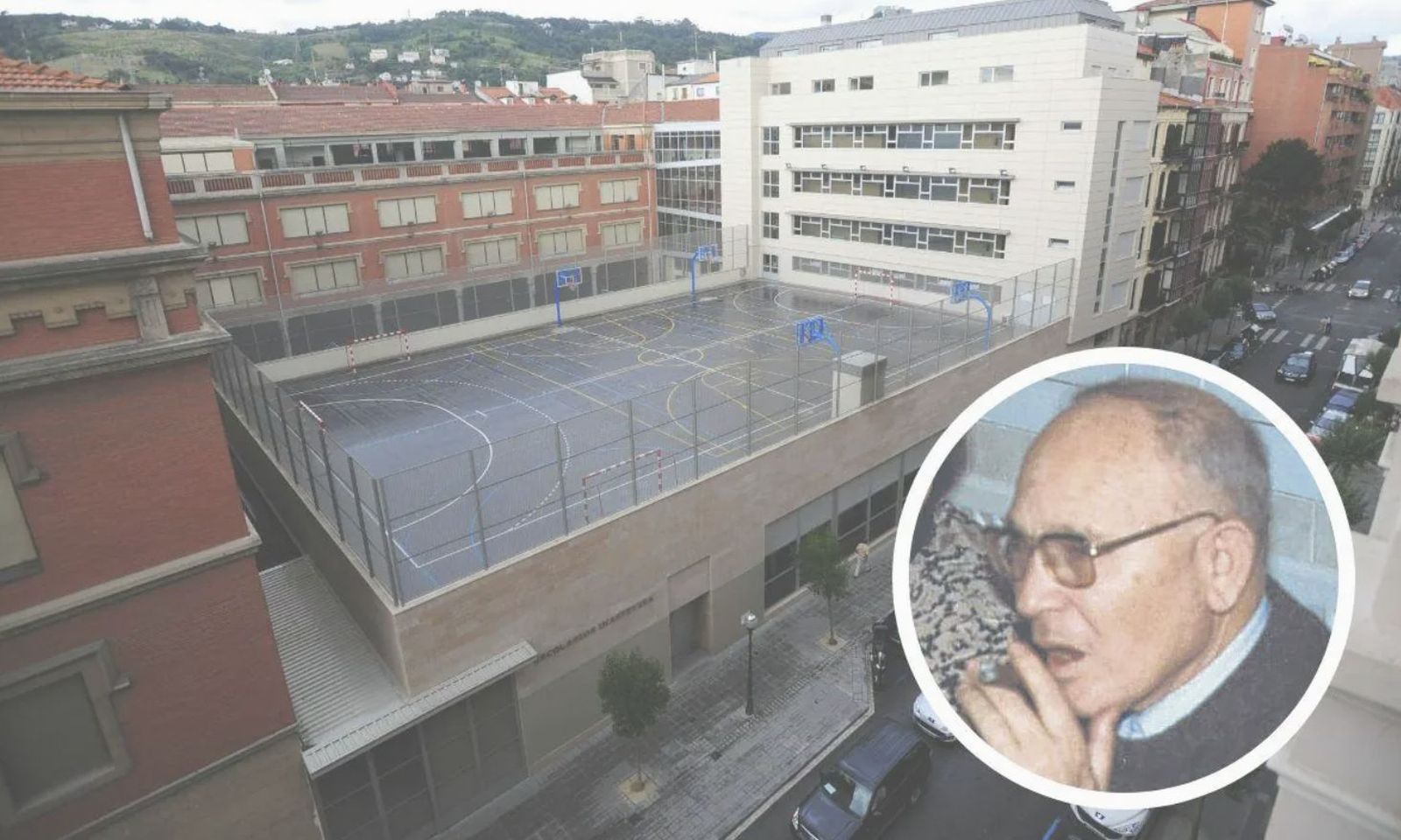 El colegio de los Escolapios de Bilbao, y el religioso acusado