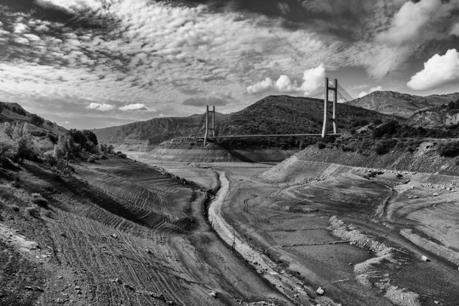Una presa de agua en Etiopía .