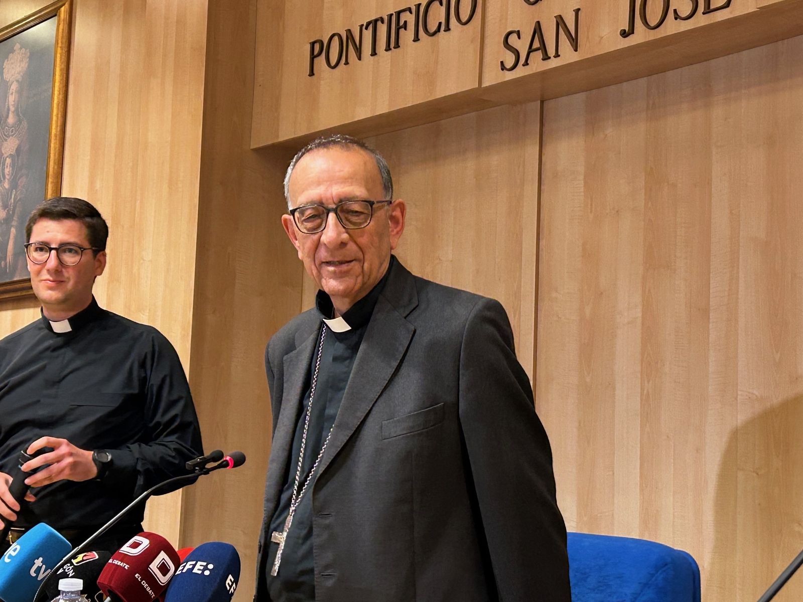 Omella, en el Colegio Español de Roma