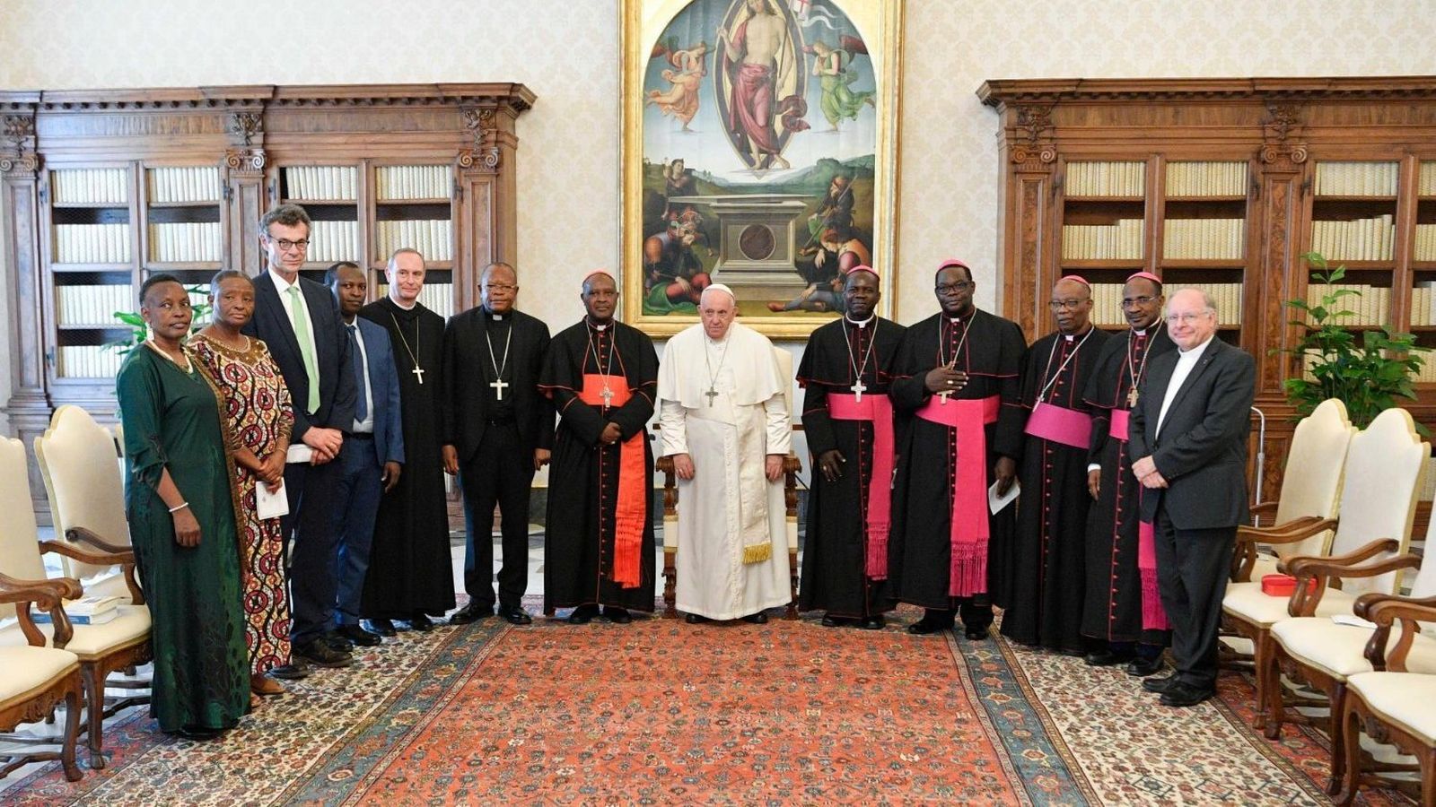 Francisco, con la delegación de la Foundation Internationale Religions et Sociétés