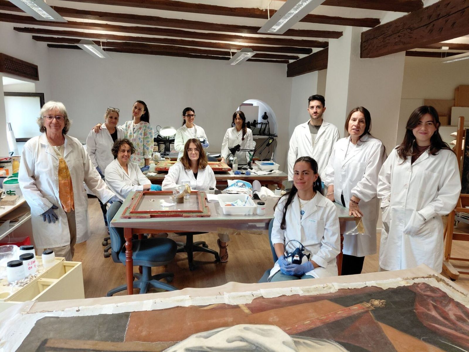 Alumnado del XXVII Ciclo Formativo de la Fundación Santa María