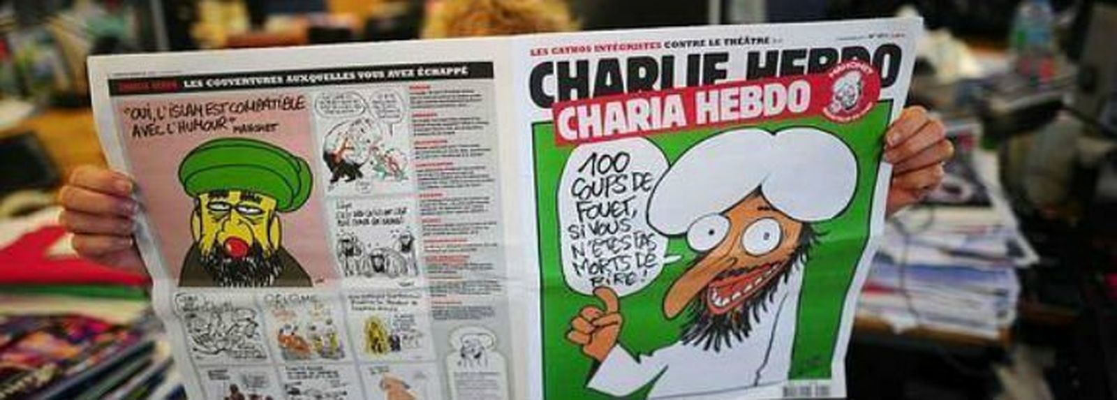 Charlie Hebdo publicó las viñetas de Mahoma