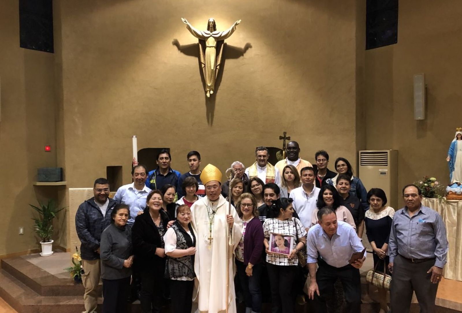 Feligreses latinoamericanos en Japón