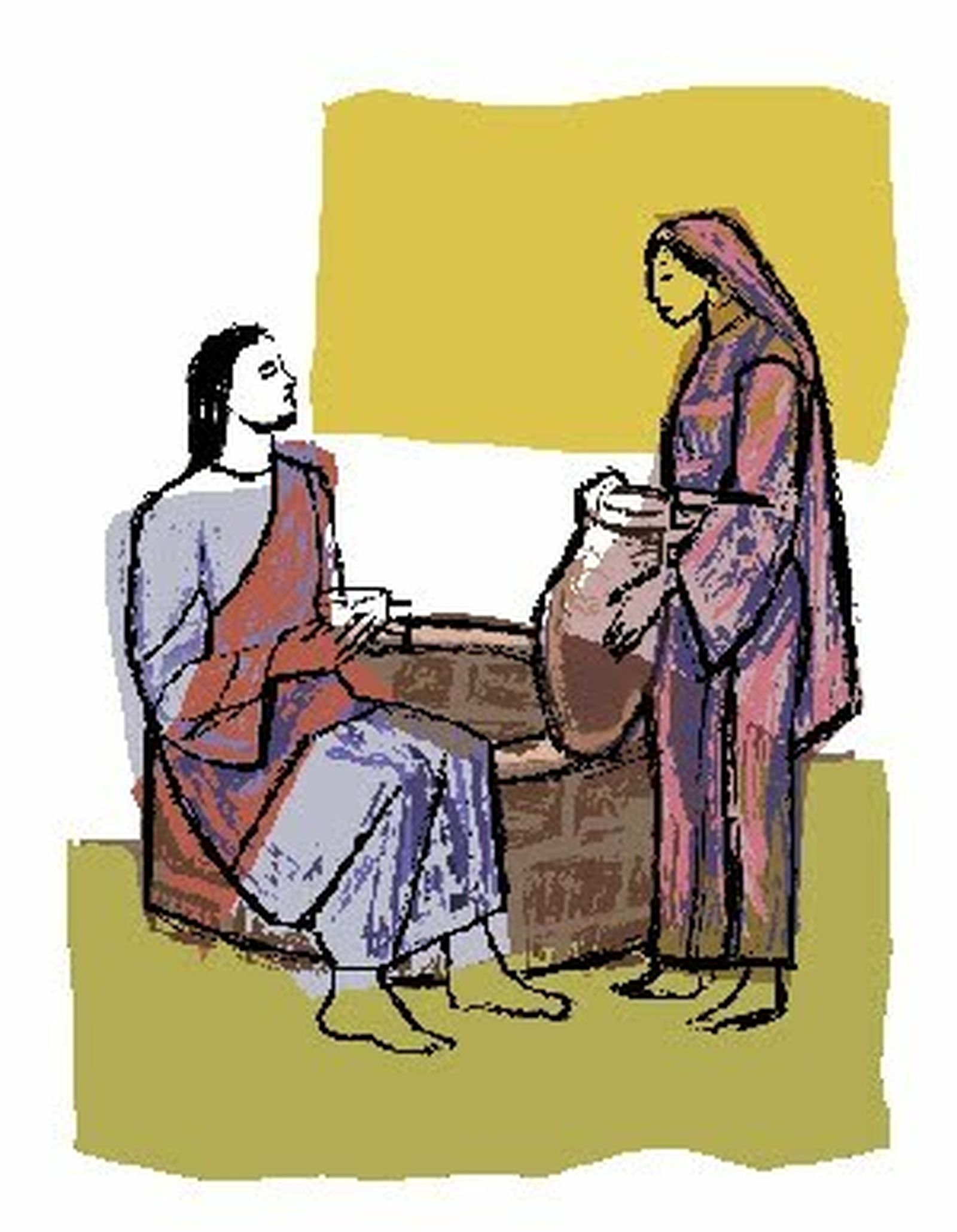 Jesús y la samaritana