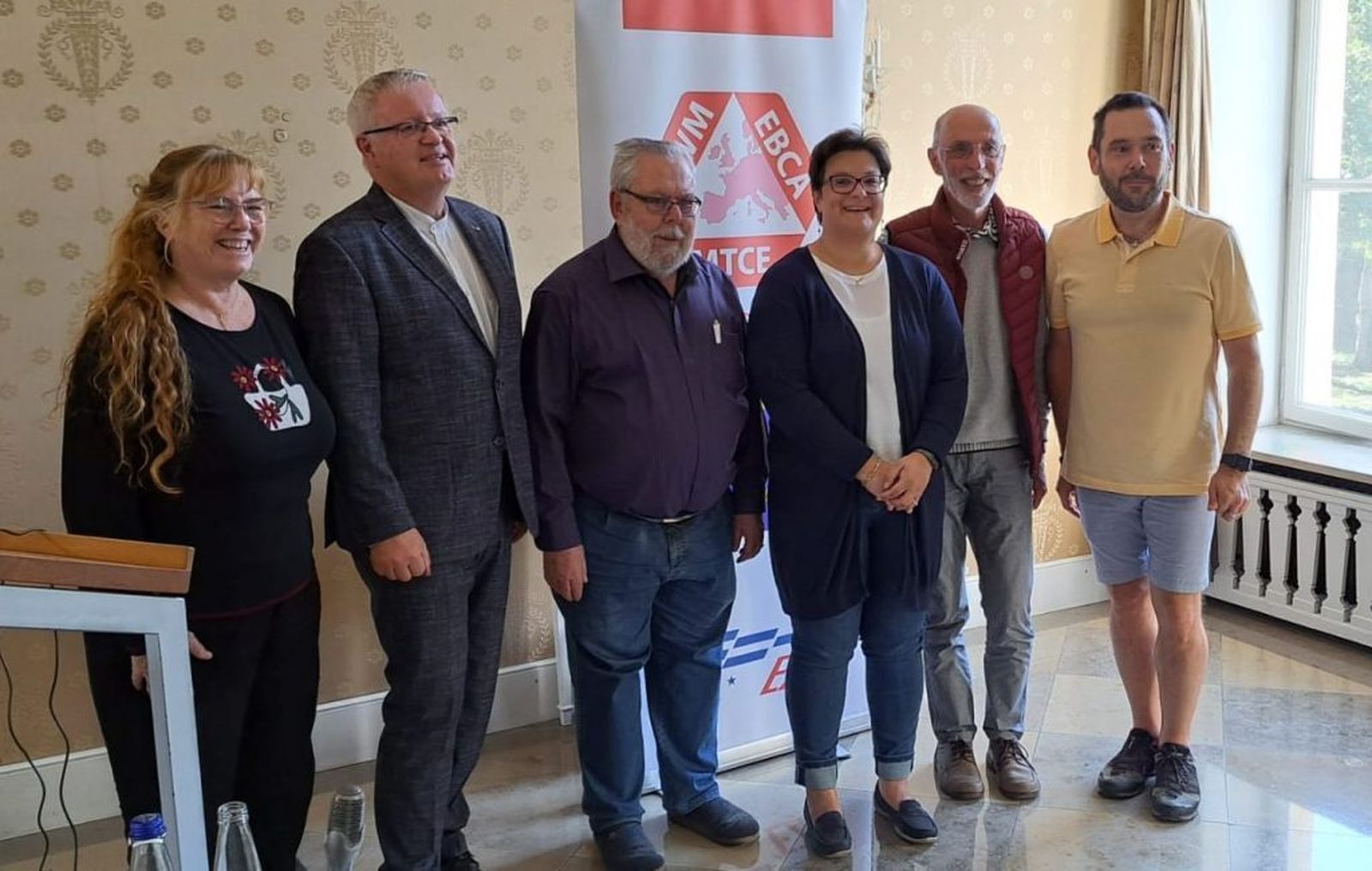 Ana Luque (i), Stefan-Bernhard Eirich, Armin Hürner, Sonja Shopfer, Gilles Roustan, Karl Brunner, nuevo equipo coordinador MTCE