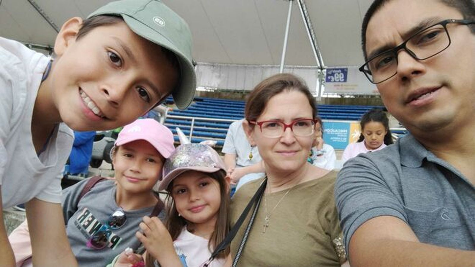 Un diácono y su familia