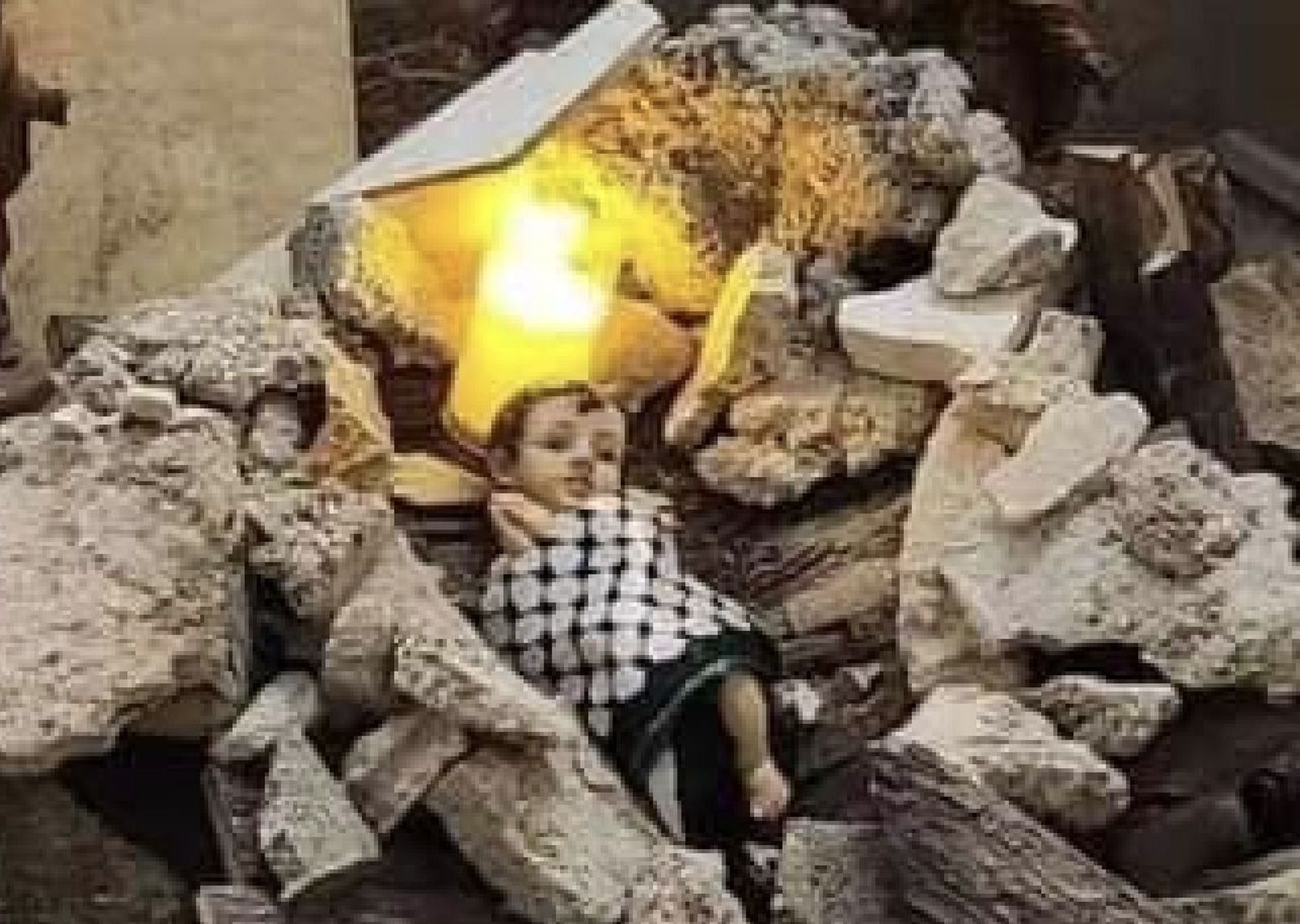 Jesús entre los cascotes de Gaza