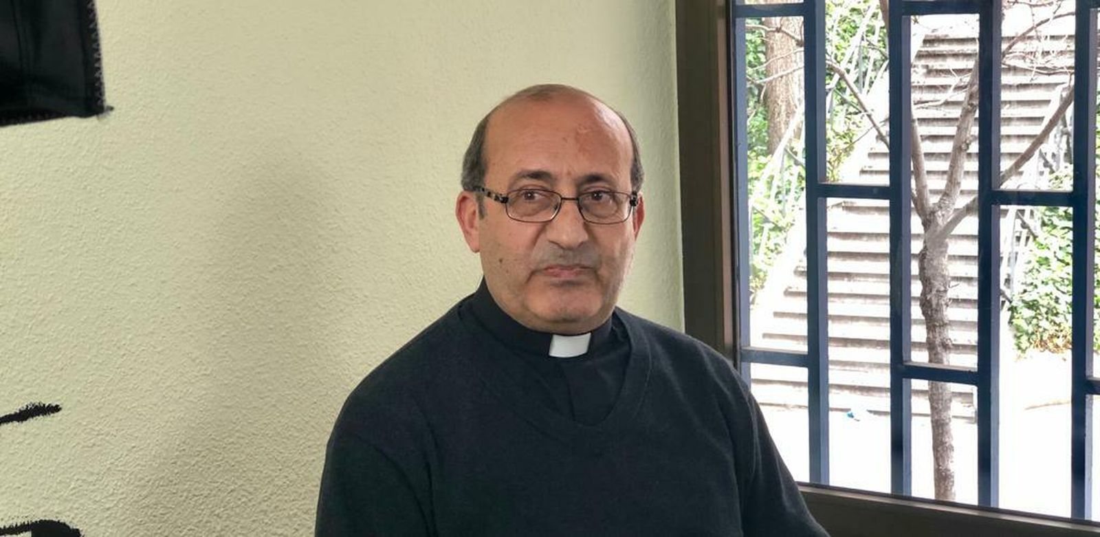 El padre Carlos Jaar, presidente de Mensajeros de la Paz en Jordania