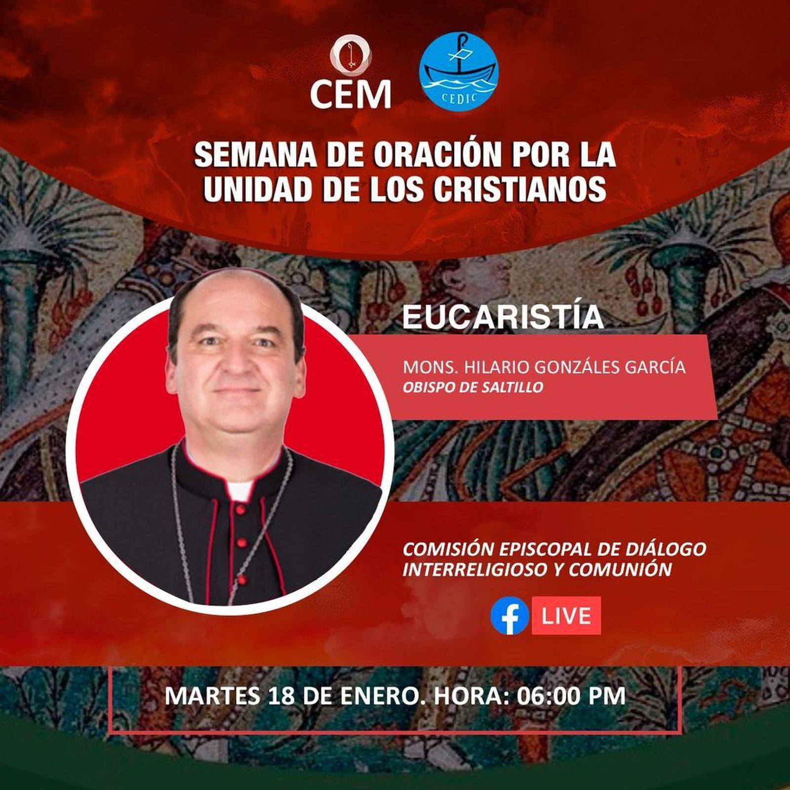 Semana de oración por la unidad de los cristianos. Martes 18