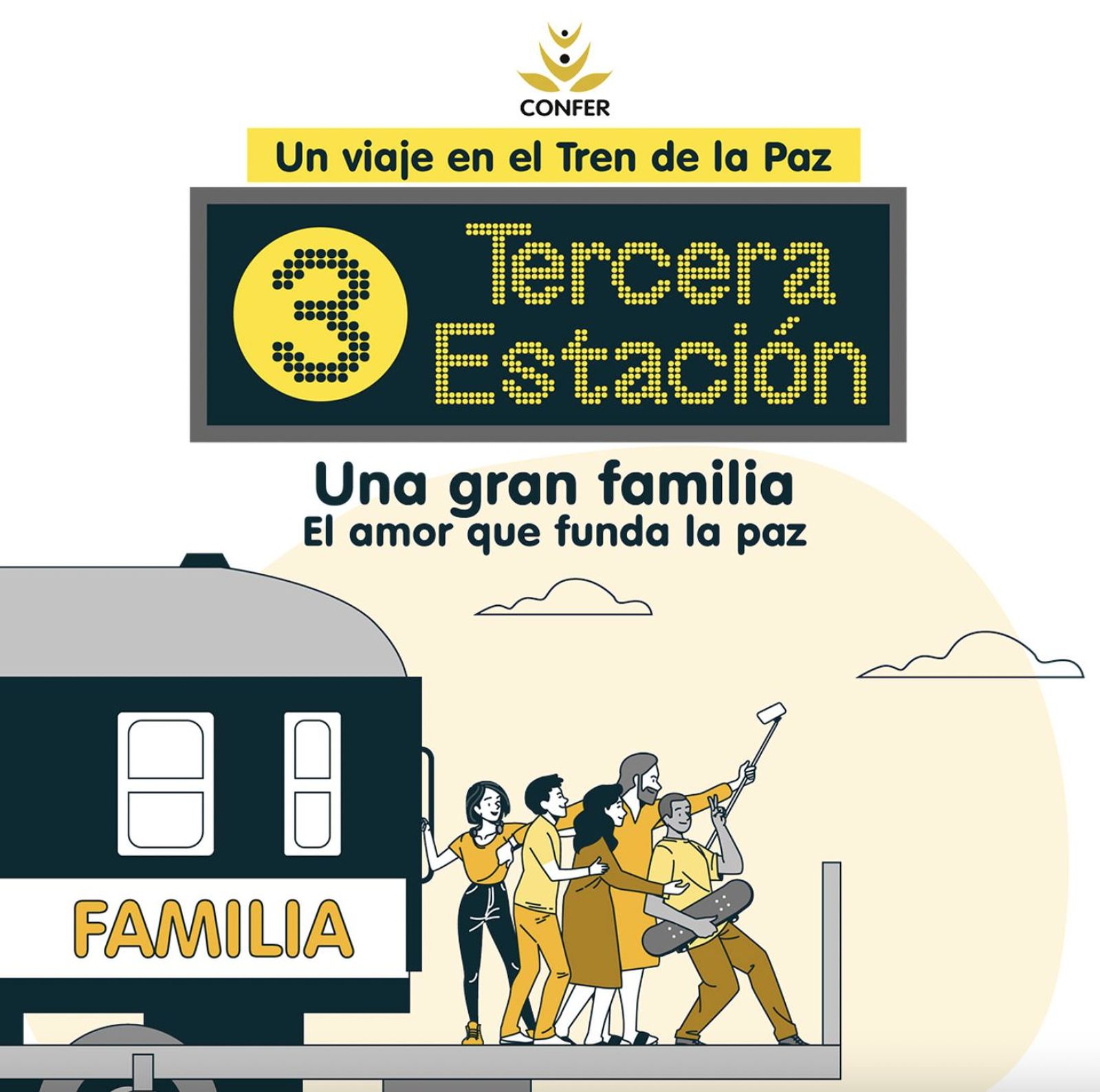 El tren de la paz de Confer