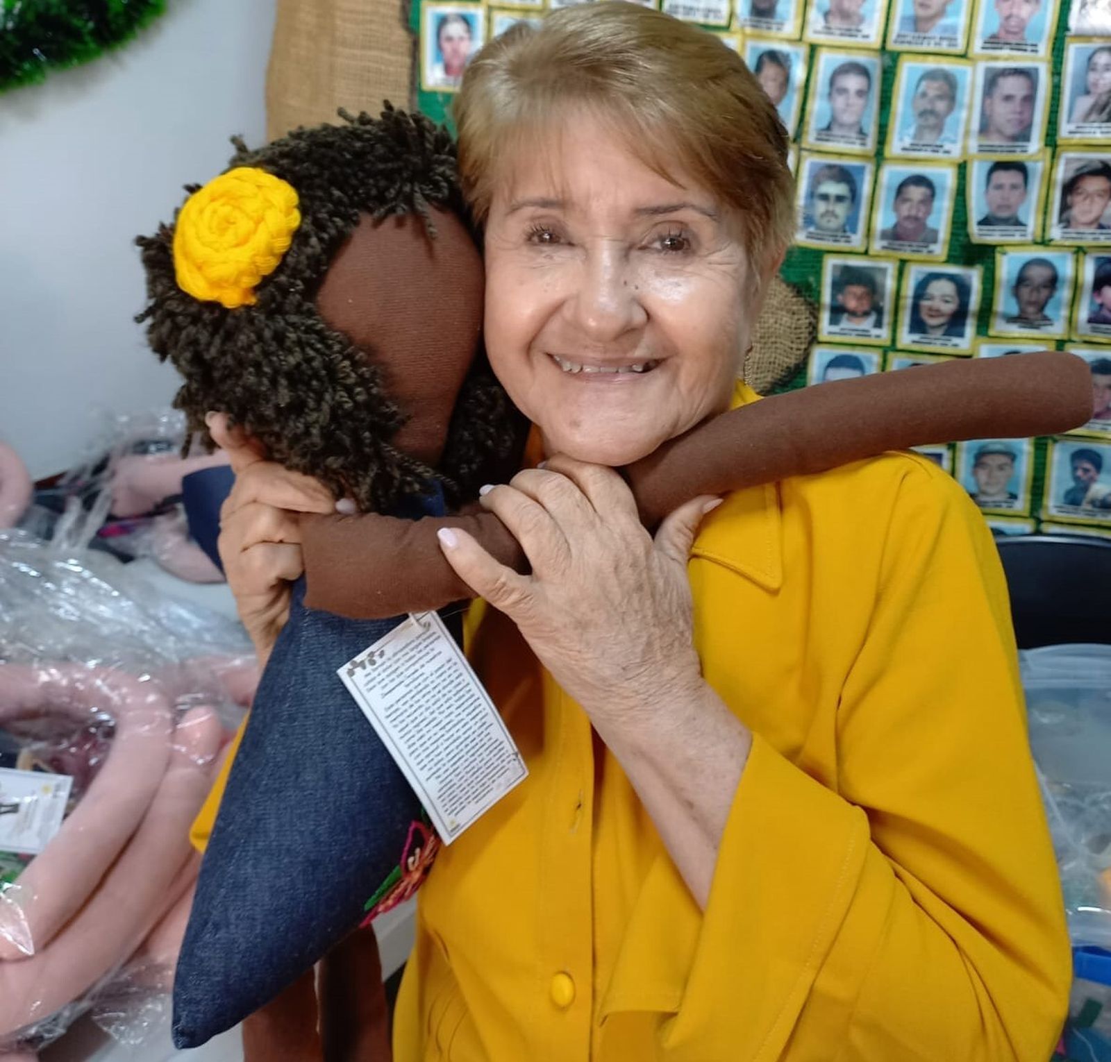 Teresita Gaviria, fundadora de las madres de la Candelaria