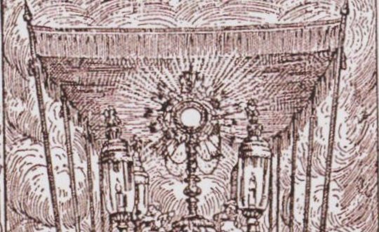 Grabado que sustituyó a la custodia