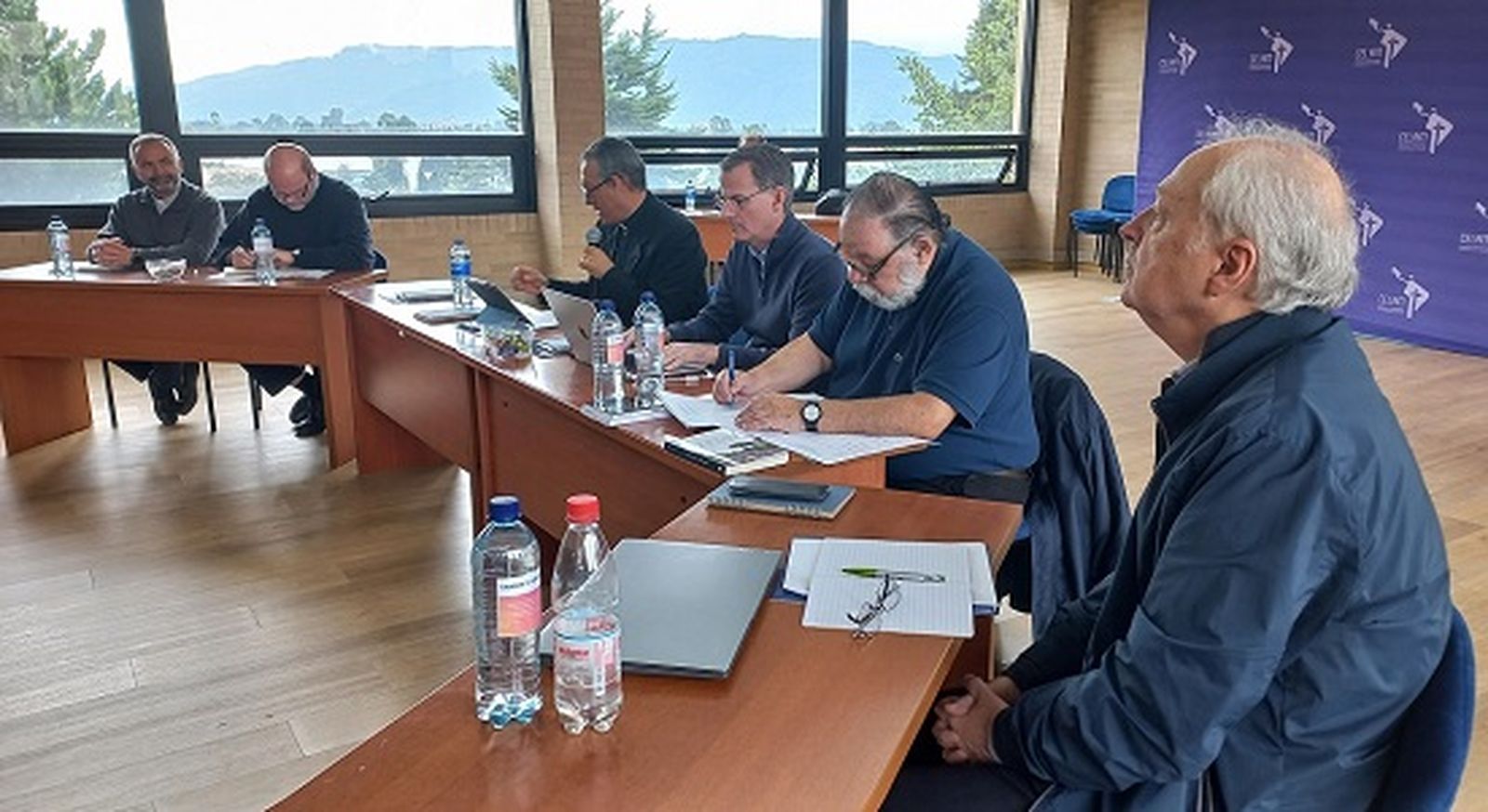 Luciani, con otros teólogos