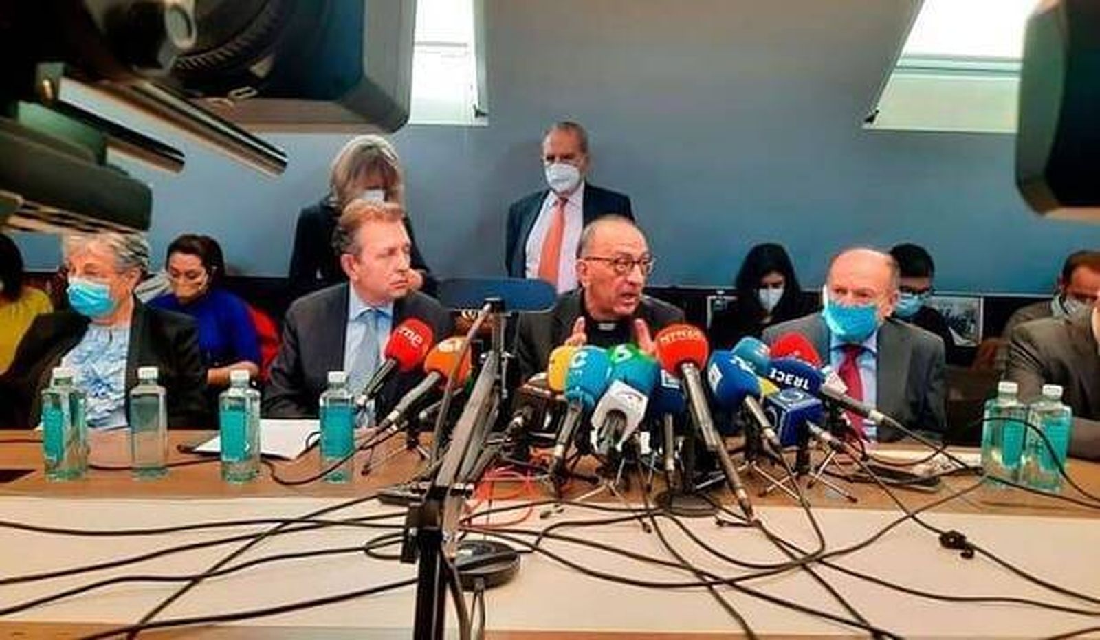 Omella y Cremades, ayer