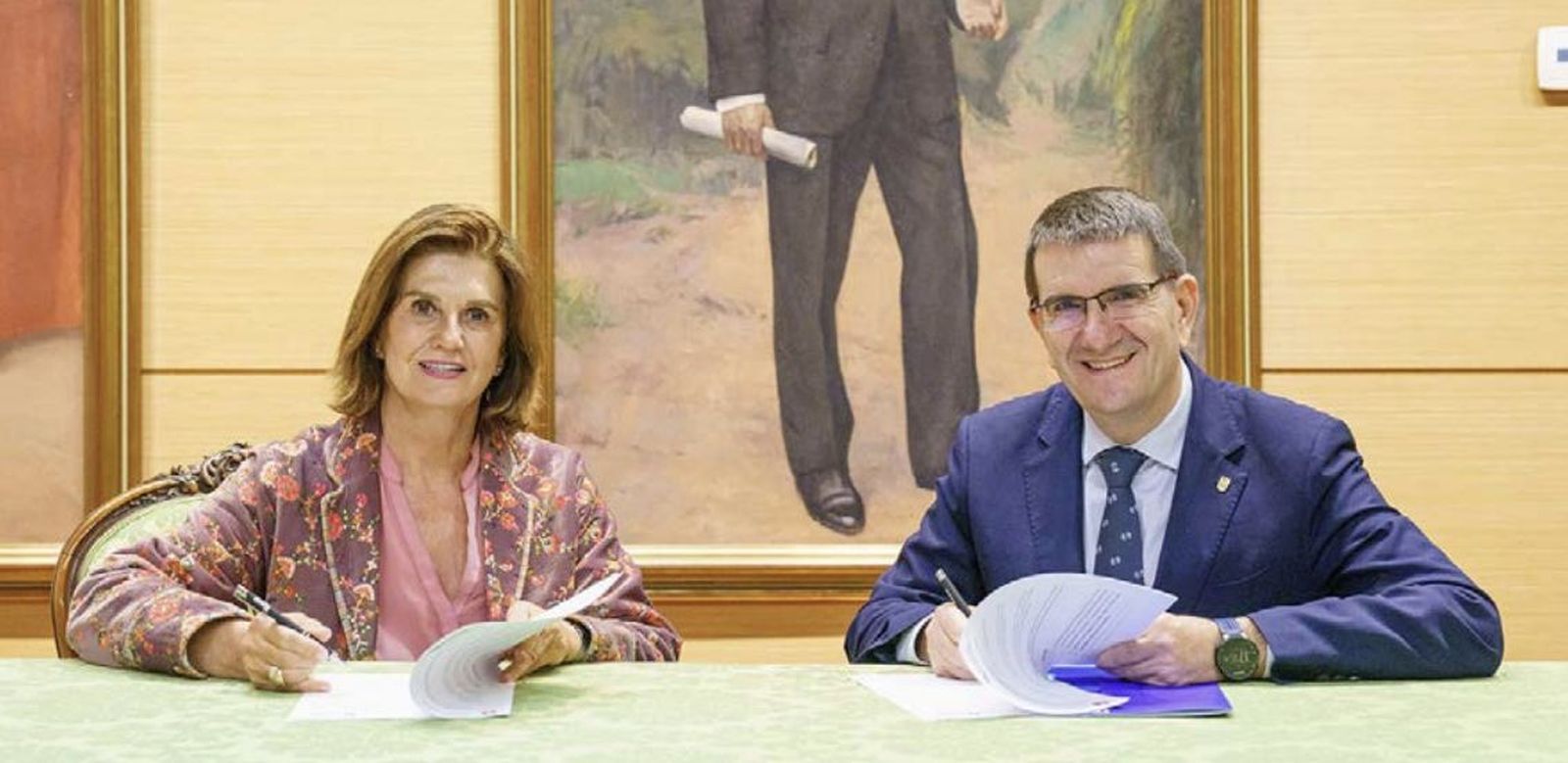 Mónica de Oriol y Juan José Etxeberria