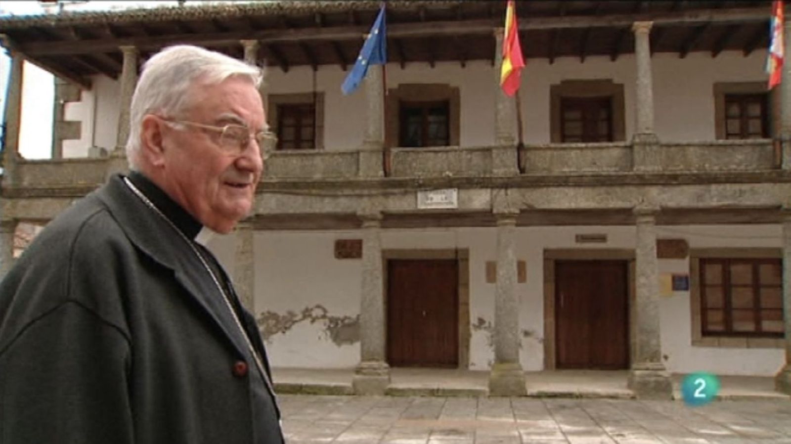 José Sánchez, durante la grabación del programa 'Pueblo de Dios' (La 2, RTVE)