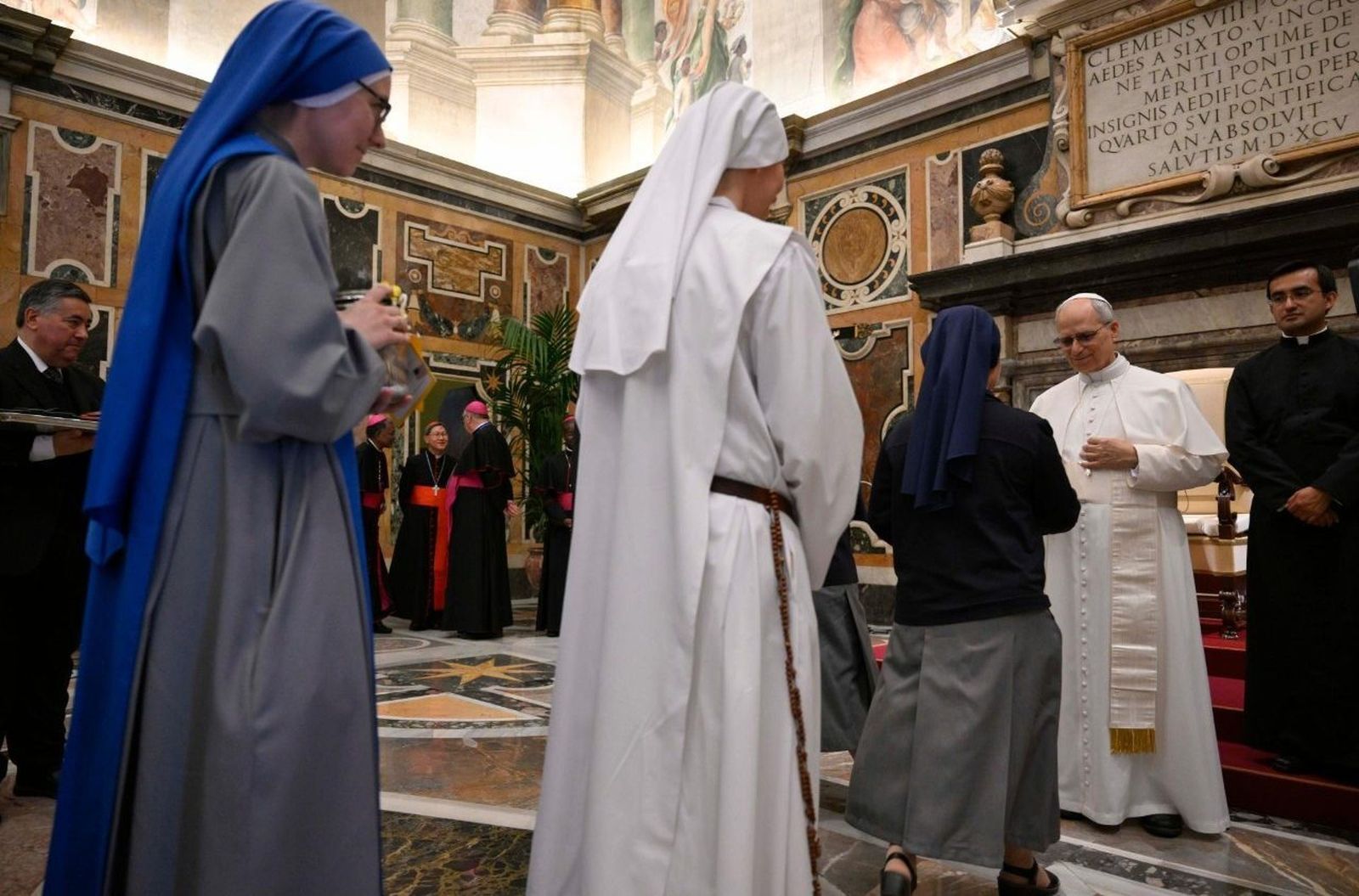 Audiencia de León XIV a la asamblea de las OMP
