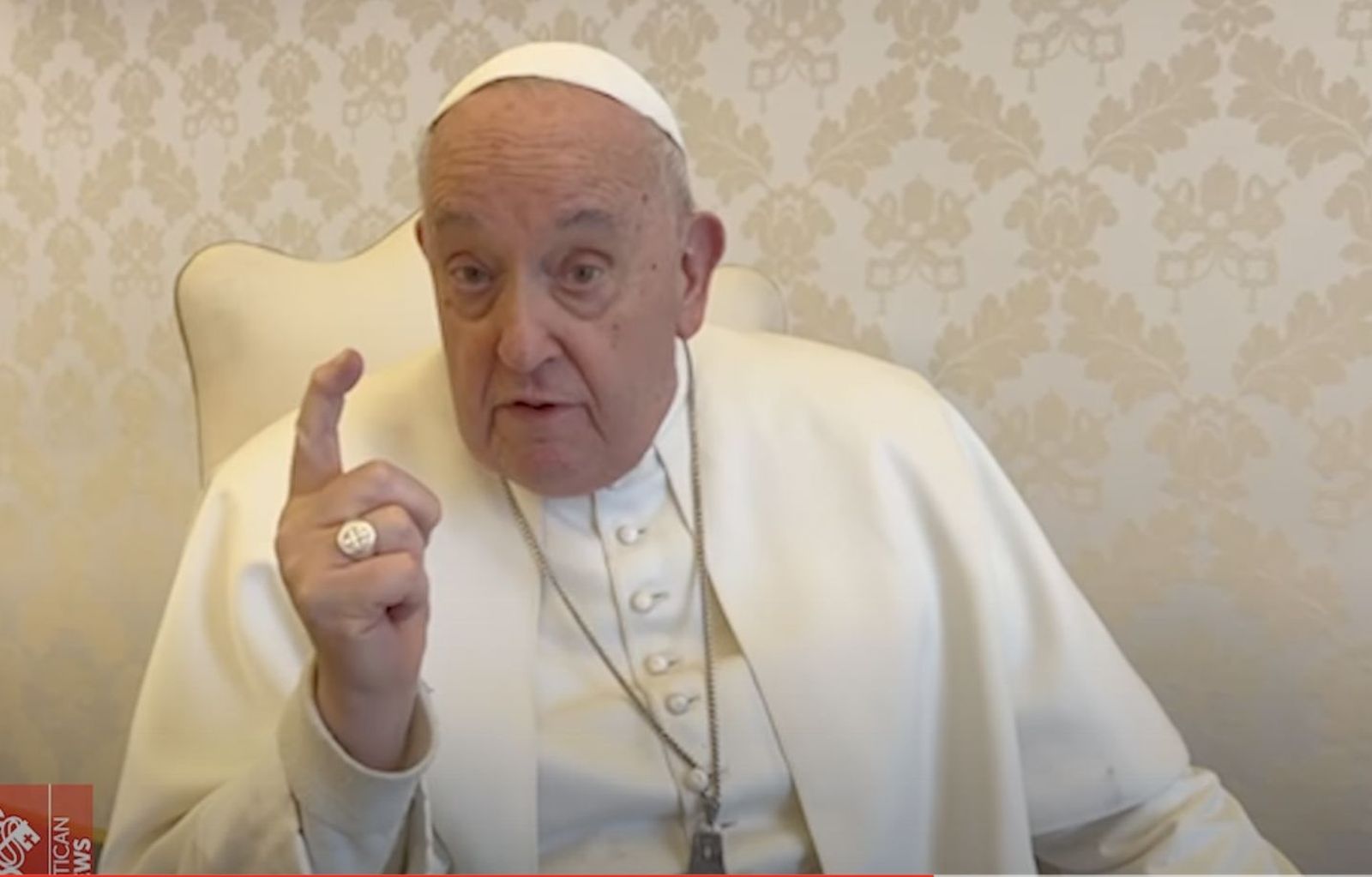 Francisco, en uno de los videomensajes