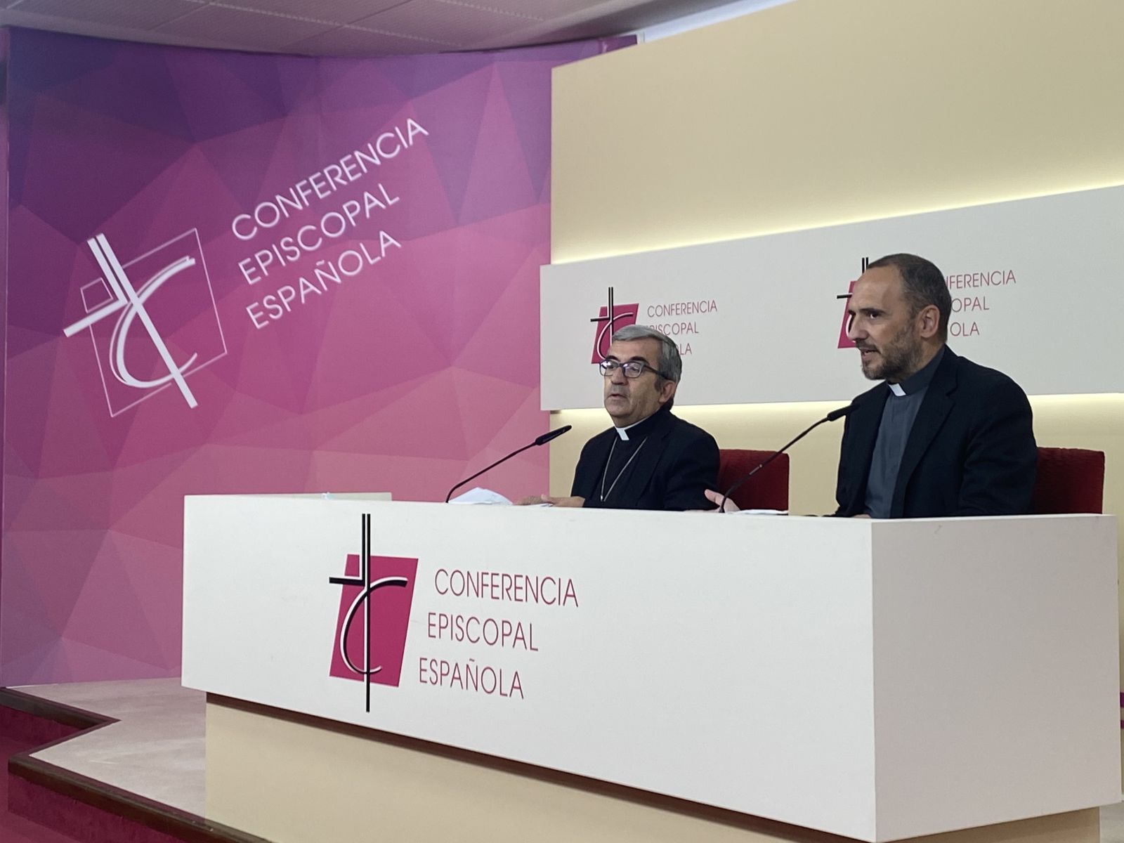 Argüello, con Josetxo Vera