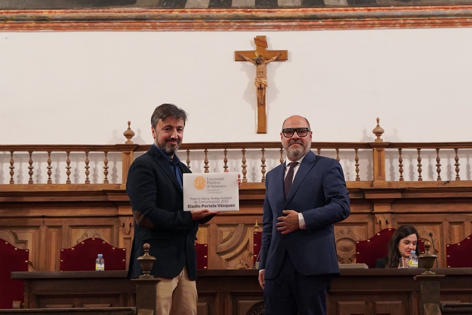 Eladio Portela recibe el Premio 'María Teresa Aubach' de Comunicación 2024