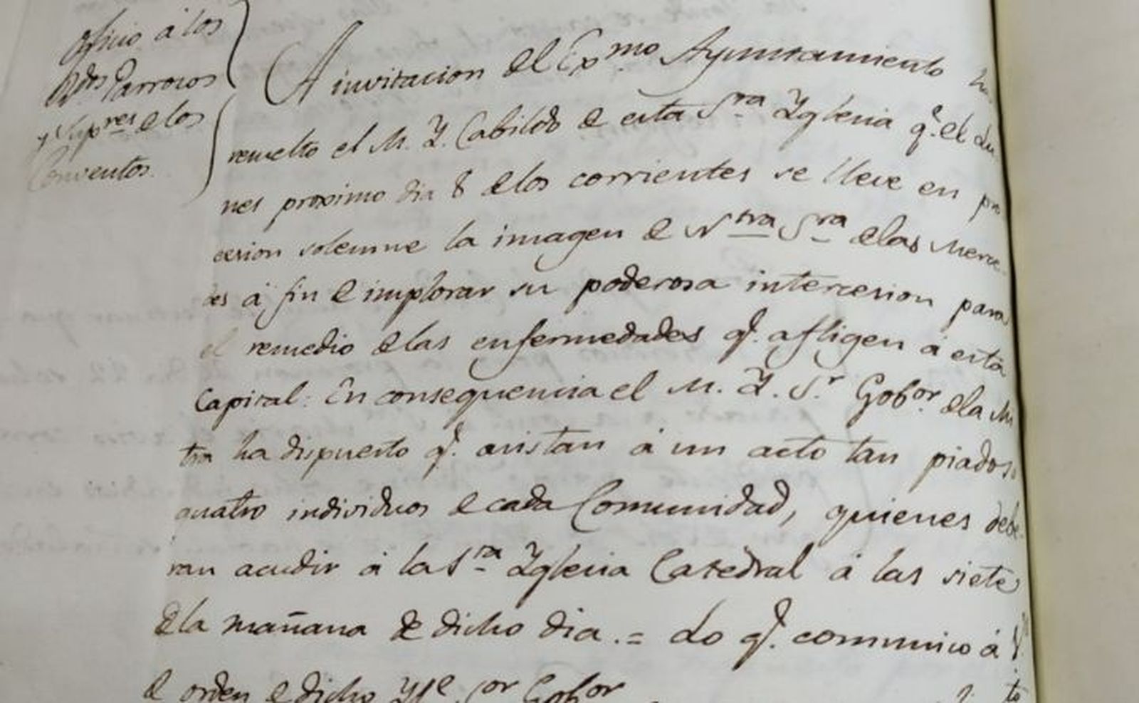 Otra imagen de la petición de rogativas, en el archivo de la Diócesis de Barcelona