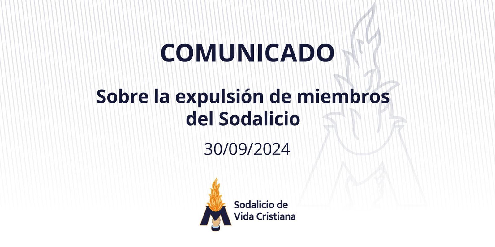Comunicado del Sodalicio