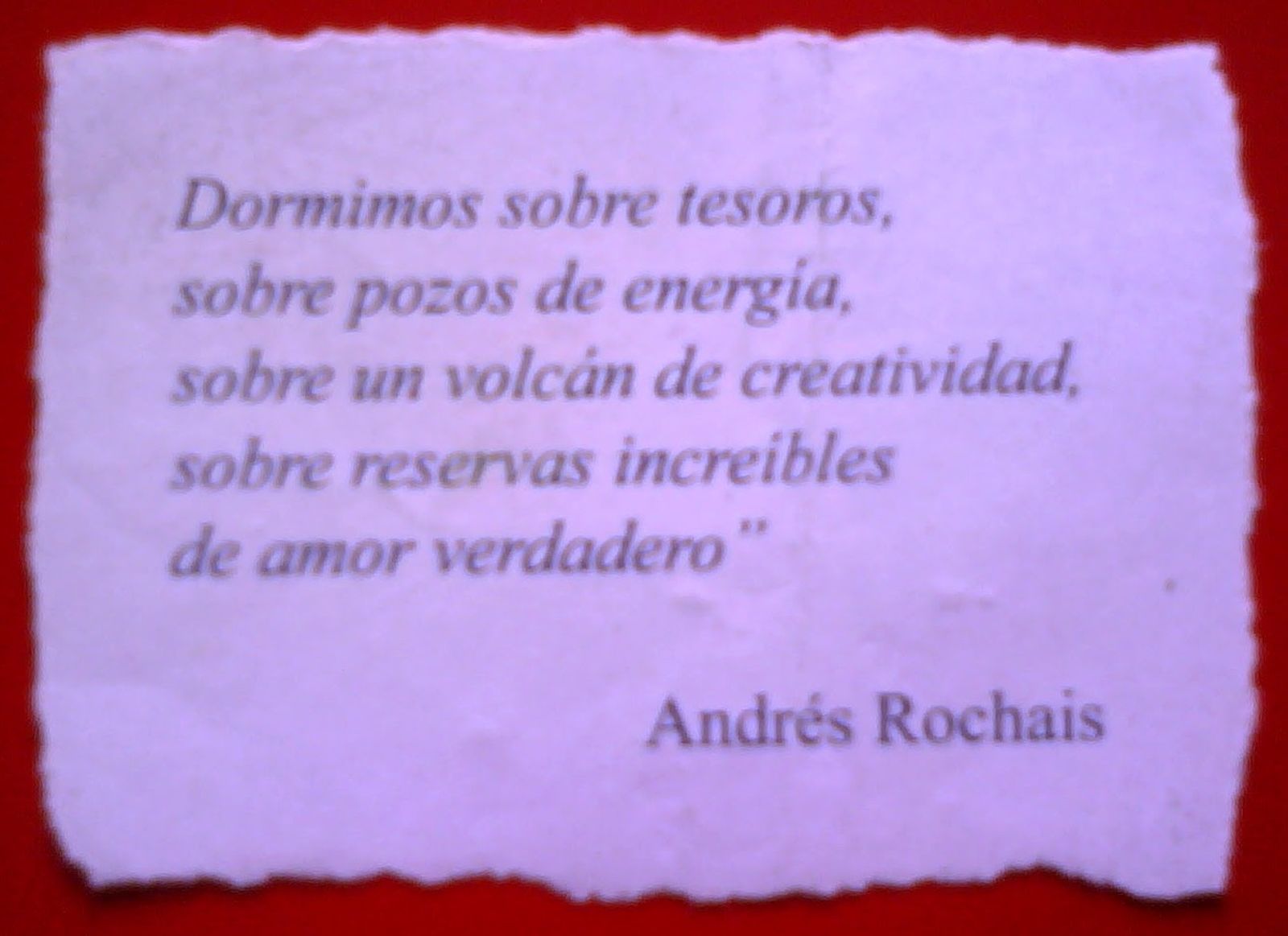 Dormimos sobre tesoros 1