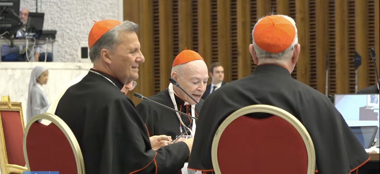 El cardenal Aguiar, durante su discurso