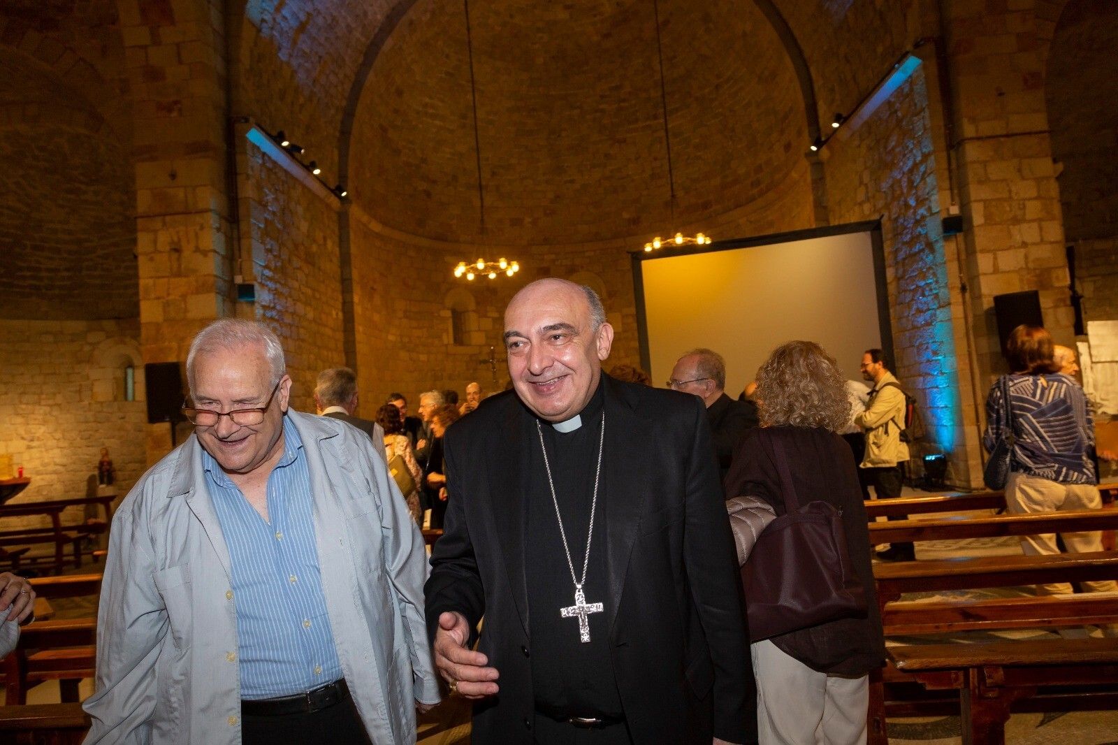 Mosén Josep Alanya y Enrique Benavent