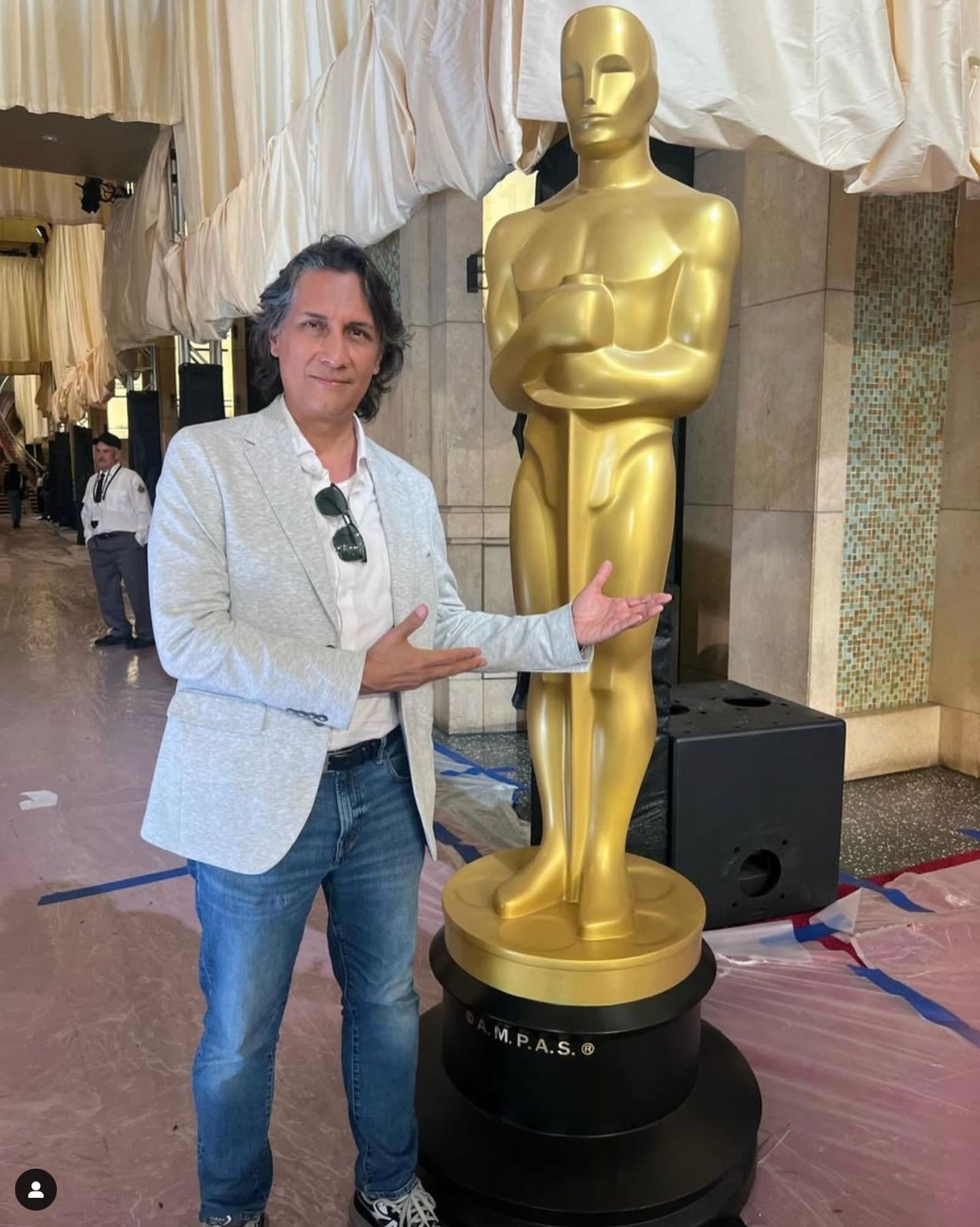 preparando la gala de los premios Oscar