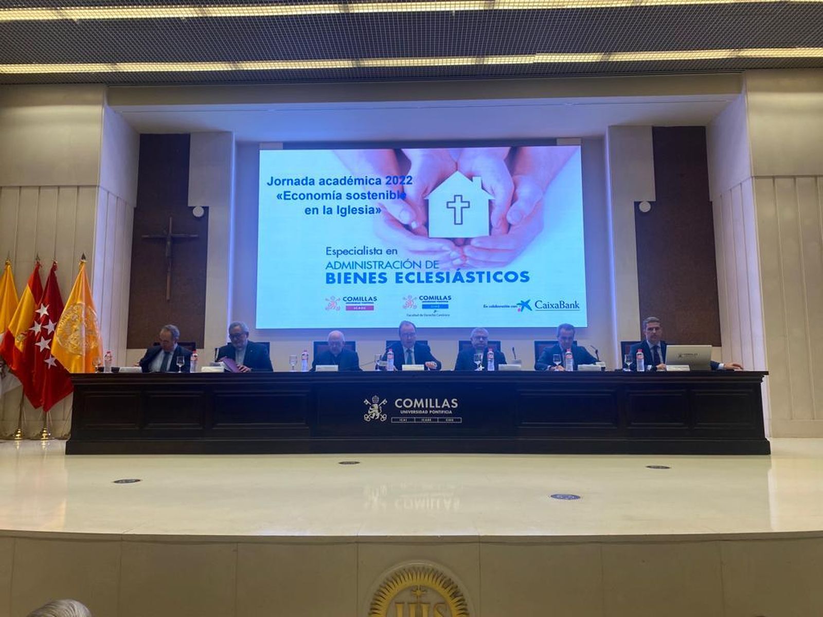 Apertura de las jornadas de Comillas y CaixaBank