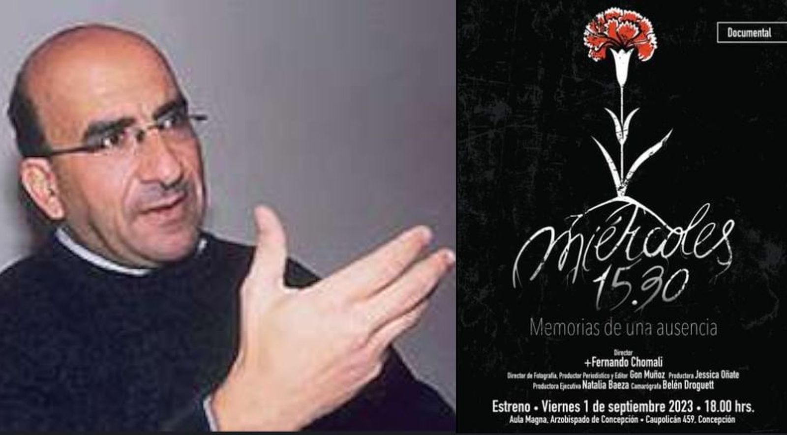 Arzobispo Fernando Chomalí dirige documental de derechos humanos.