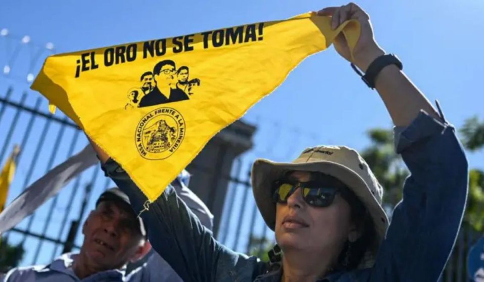 Protesta contra la extracción de oro en El Salvador